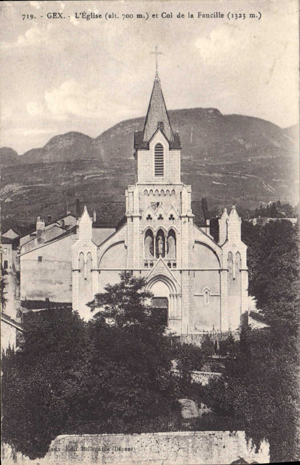 CPA Gex L'Eglise et Col de la Fancille 