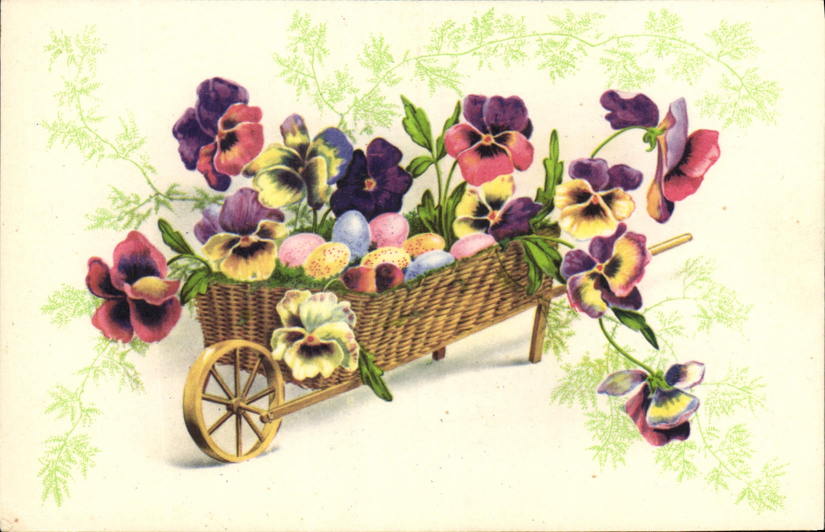 CPA Fantaisie Fleurs