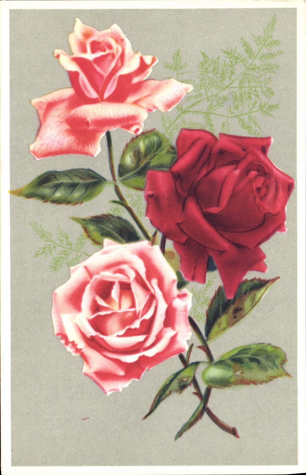 CPA Fantaisie Fleurs