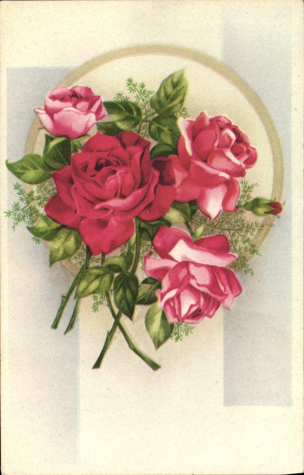 CPA Fantaisie Fleurs