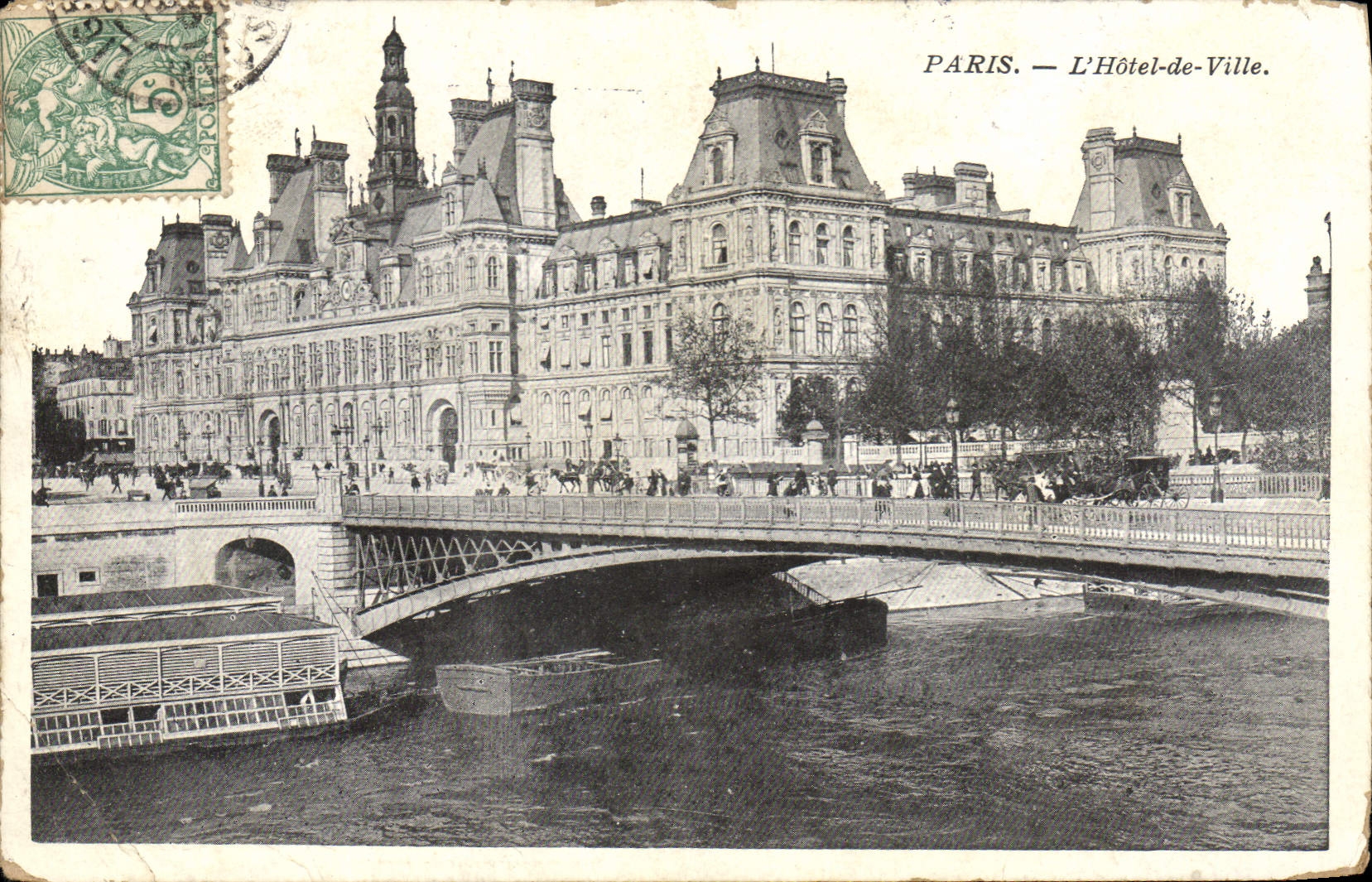 CPA Paris l'Hotel de Ville