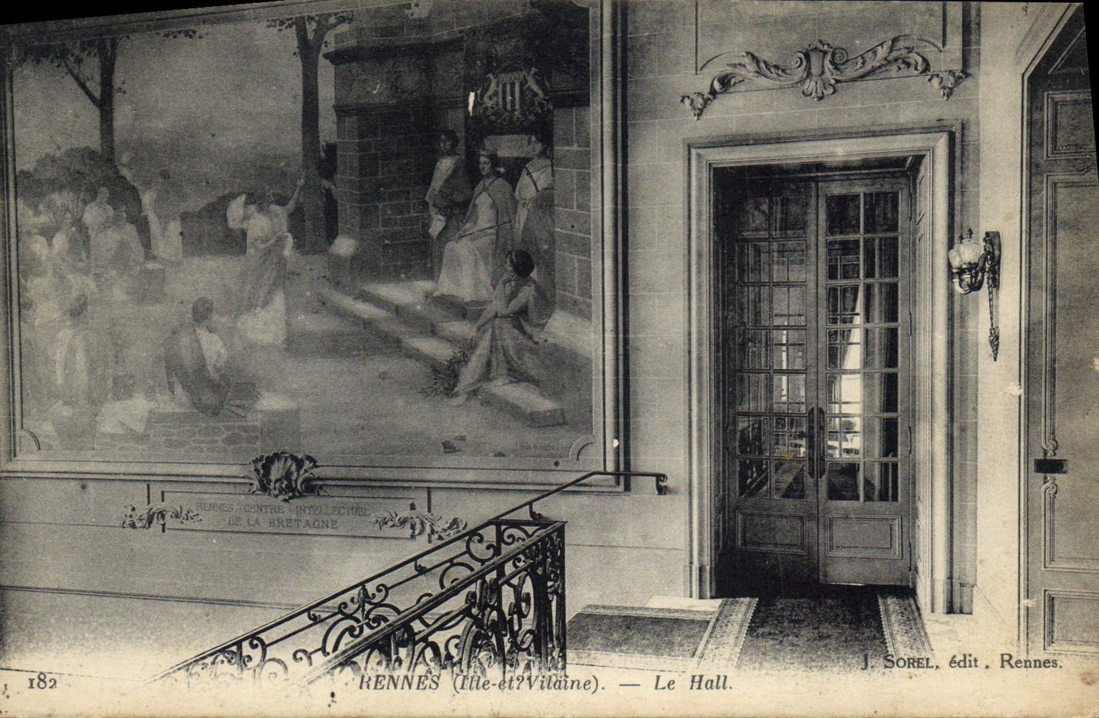 CPA Rennes Ille et Vilaine le Hall 