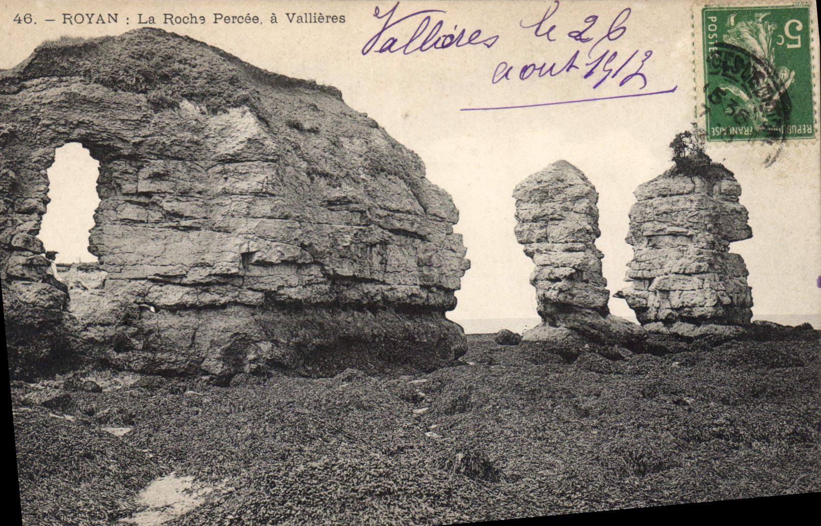 CPA Royan la Roche Percee a Vallieres 