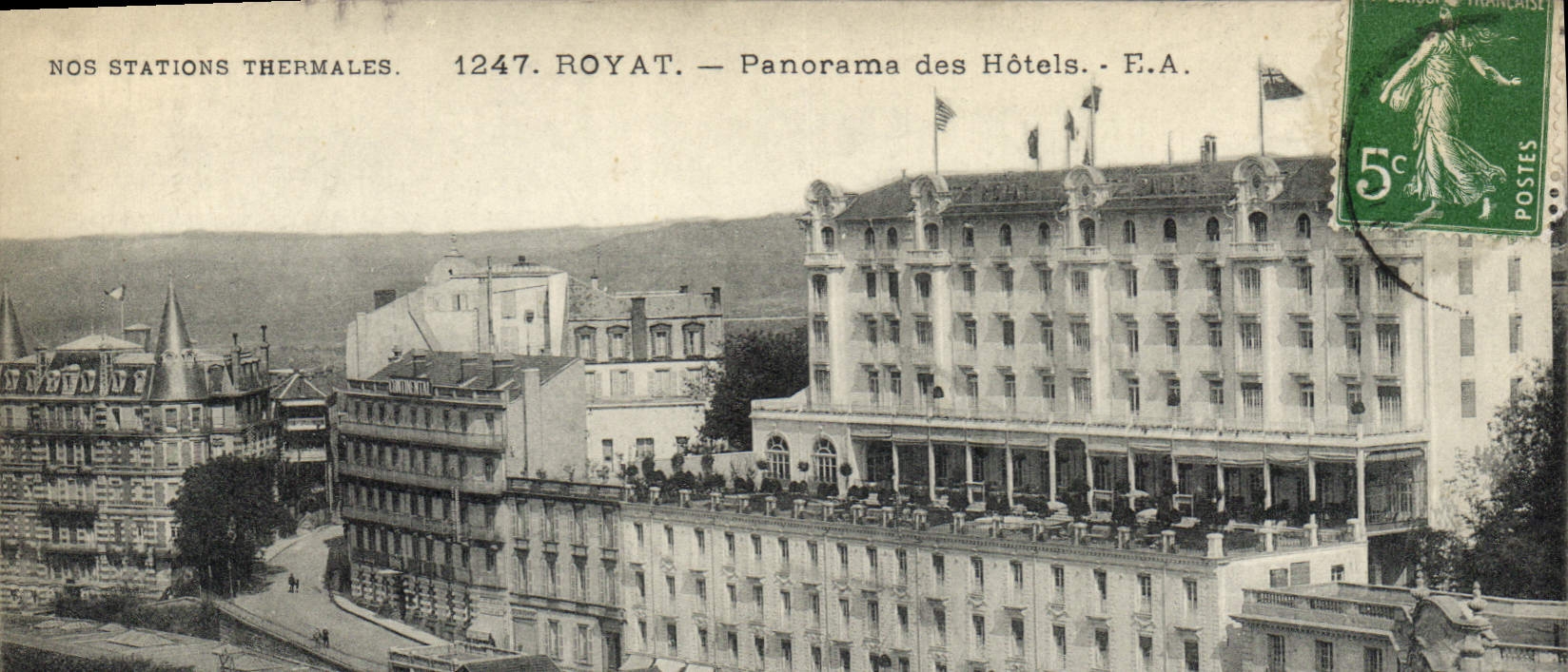 CPA Nos Stations Thernales Royan Panorama des Hotels 