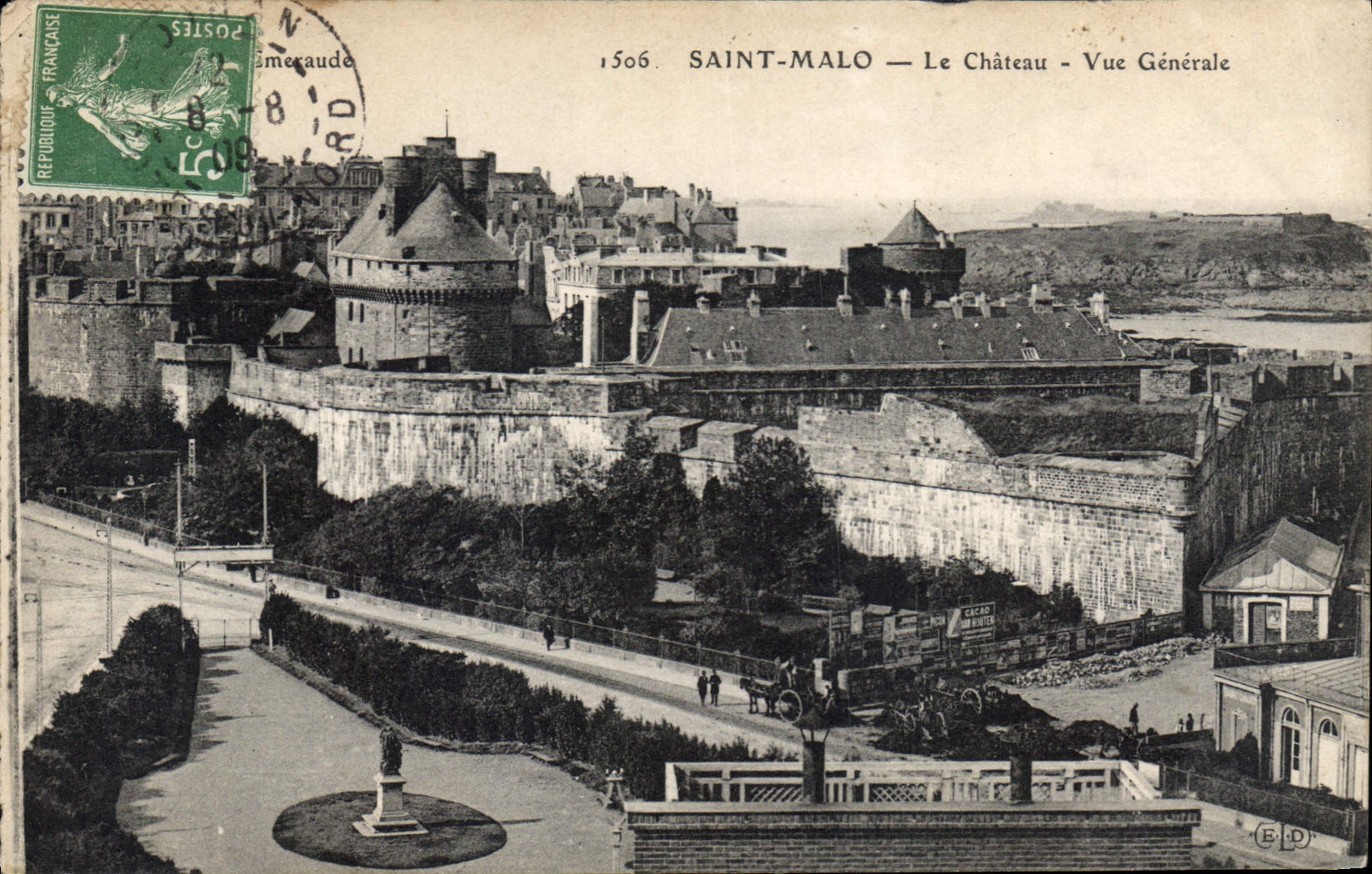 CPA Saint Malo le Chateau vue generale