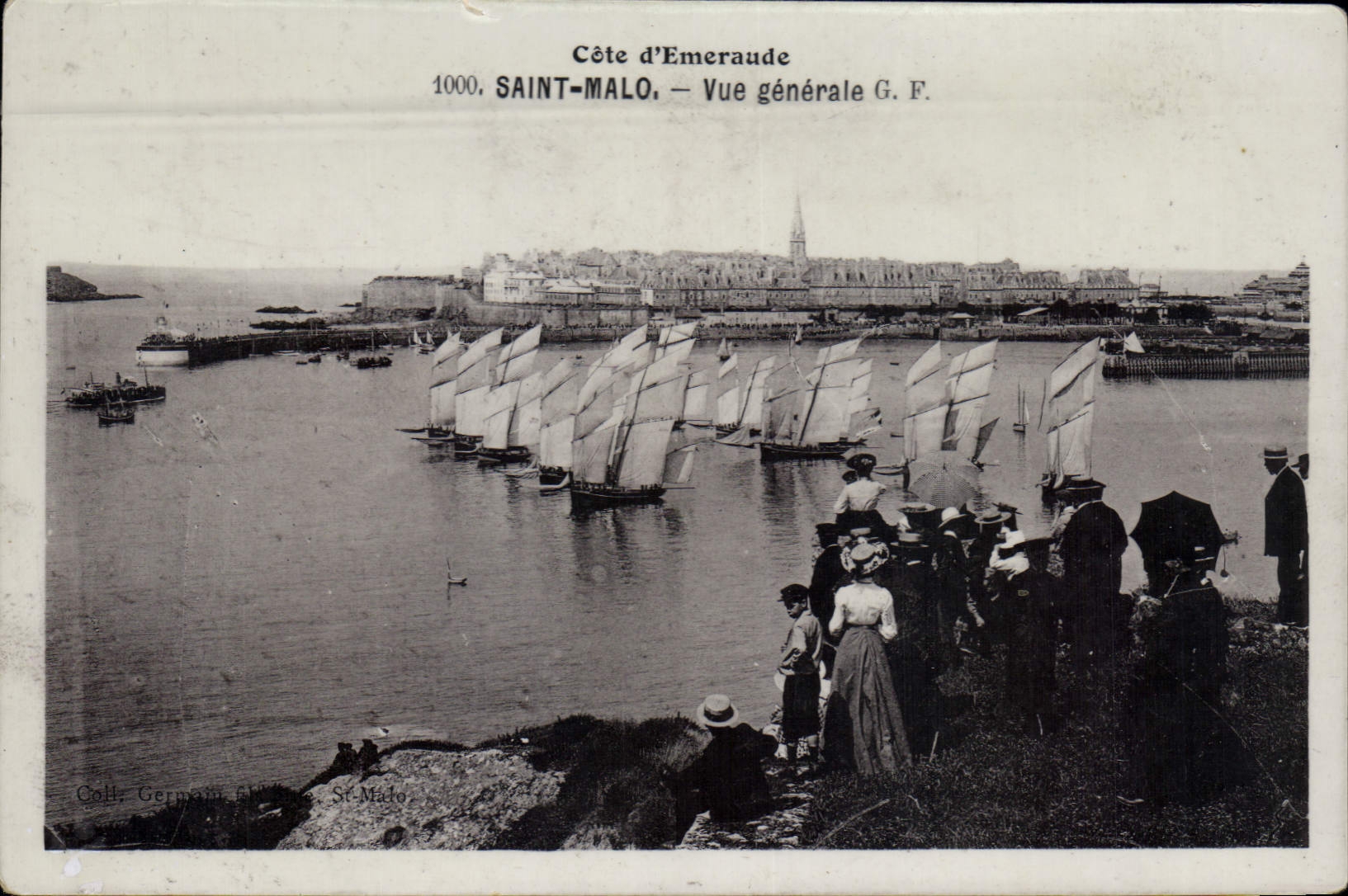 CPA Cote d'Emeraude Saint Malo vue generale