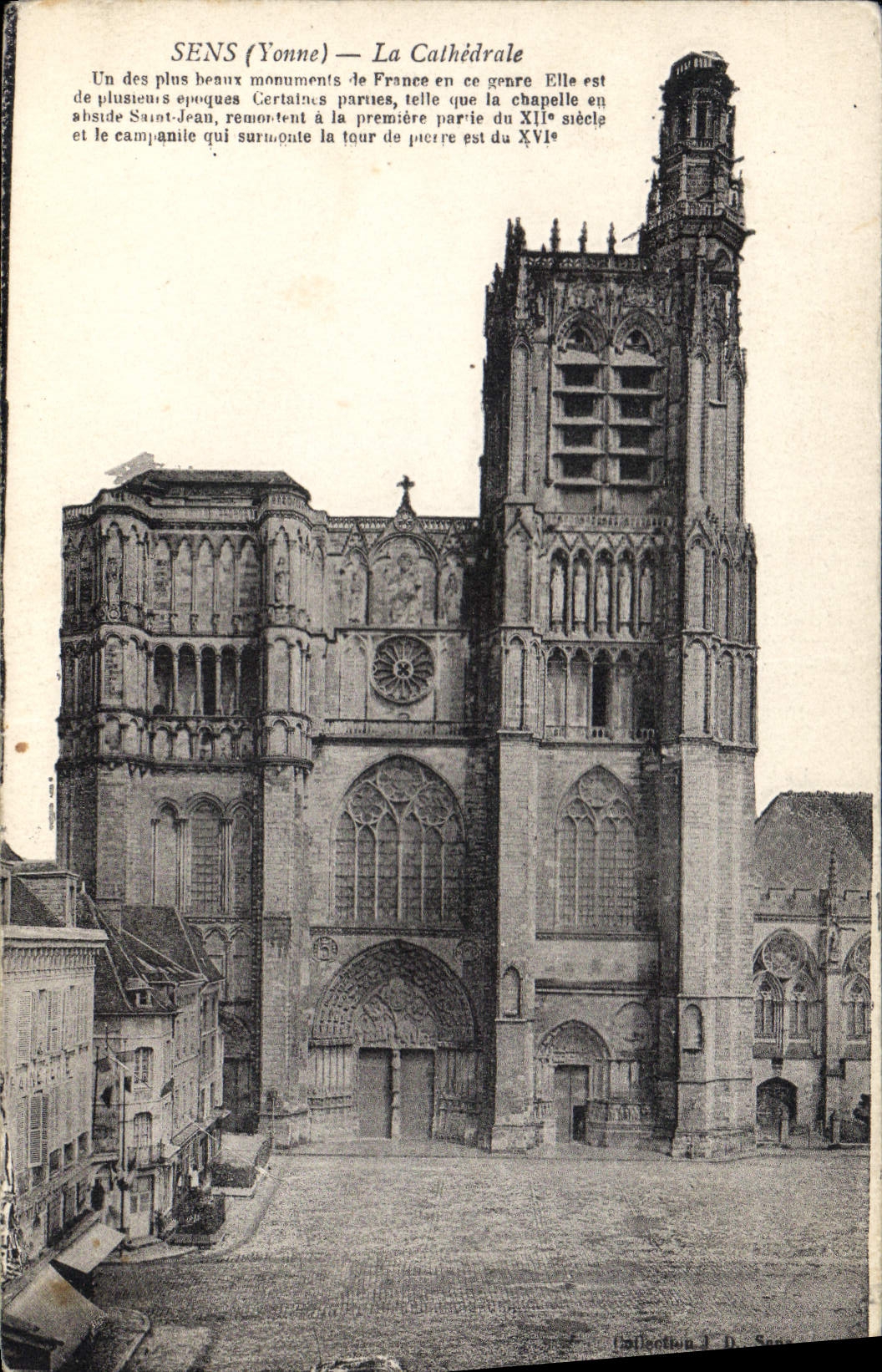 CPA Sens Yonne la Cathedrale 