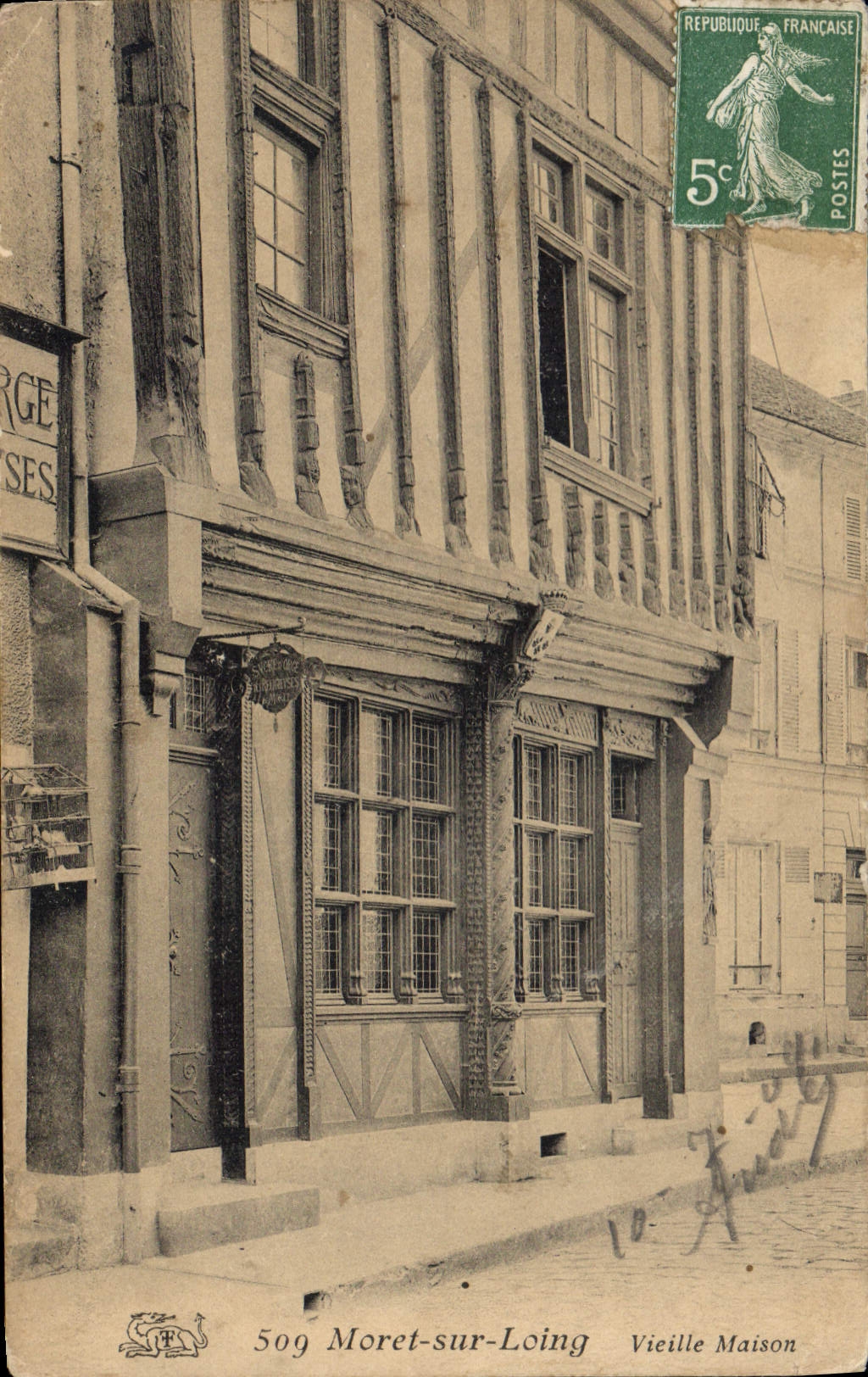 CPA Moret sur Loing Vieille Maison