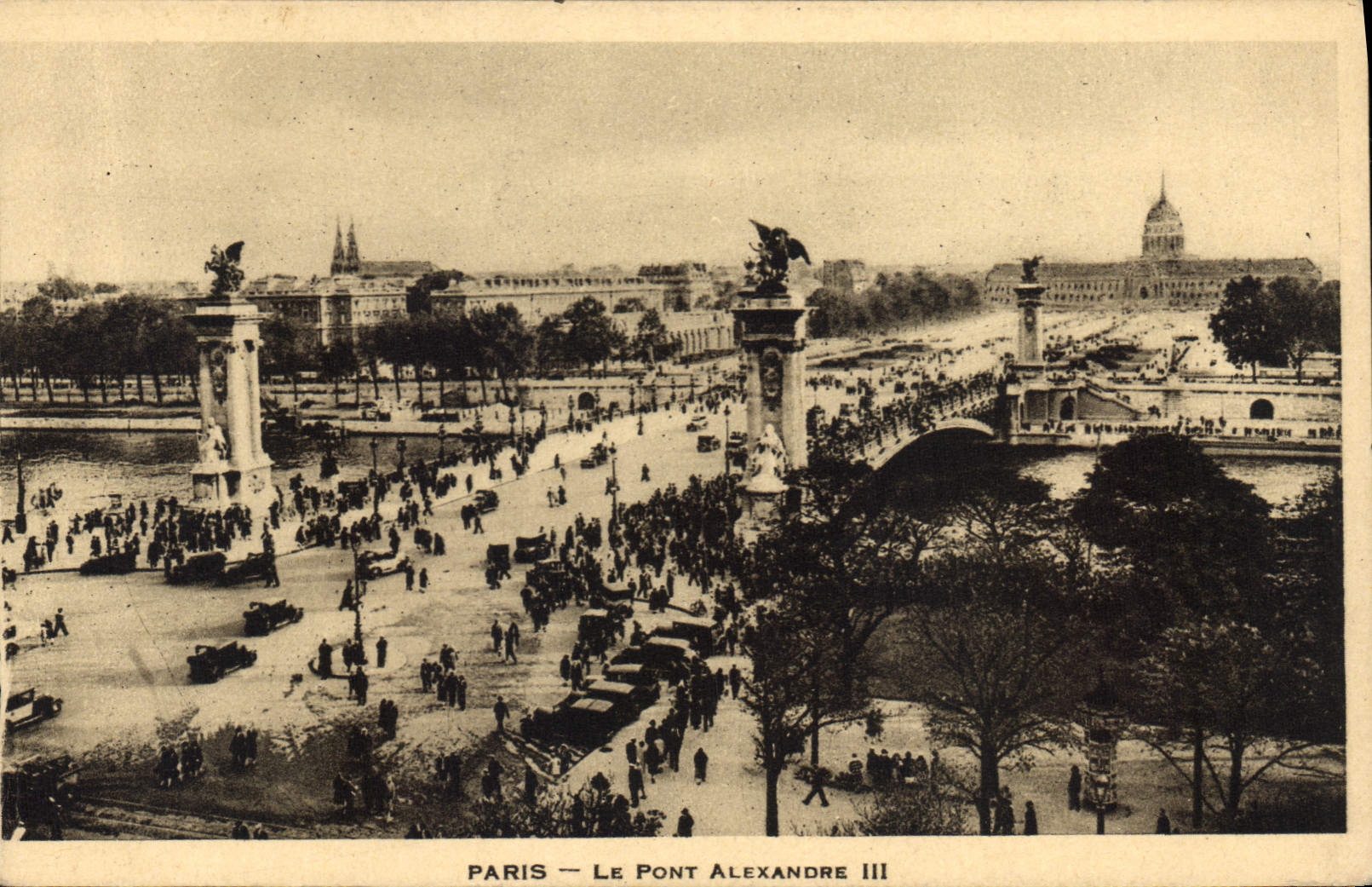 CPA Paris le Pont Alexandre III