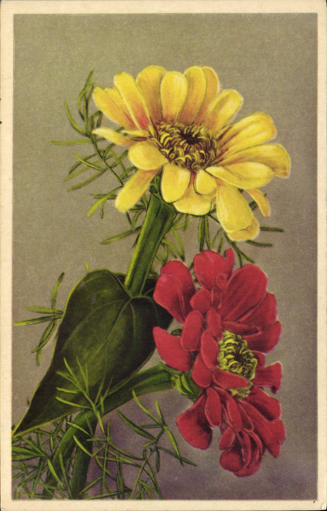 CPA Fantaisie Fleurs