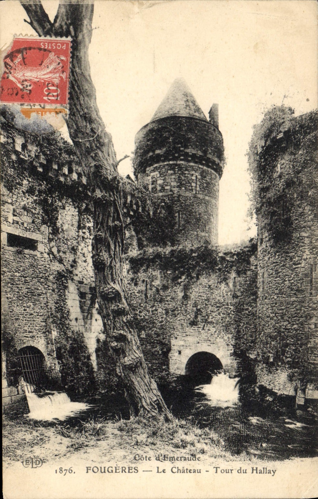 CPA Cote d'Emeraude Fougeres le chateau Tour du Hallay