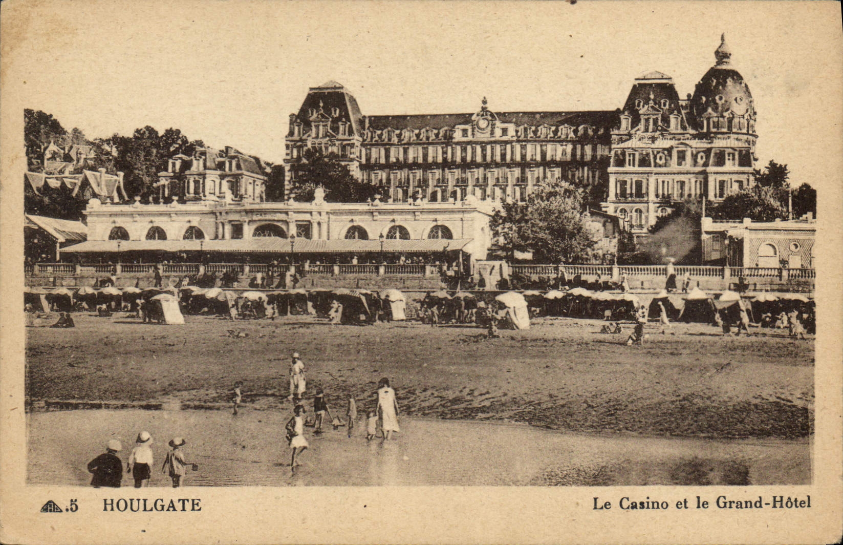 CPA Houlgate le casino et le Grand Hotel