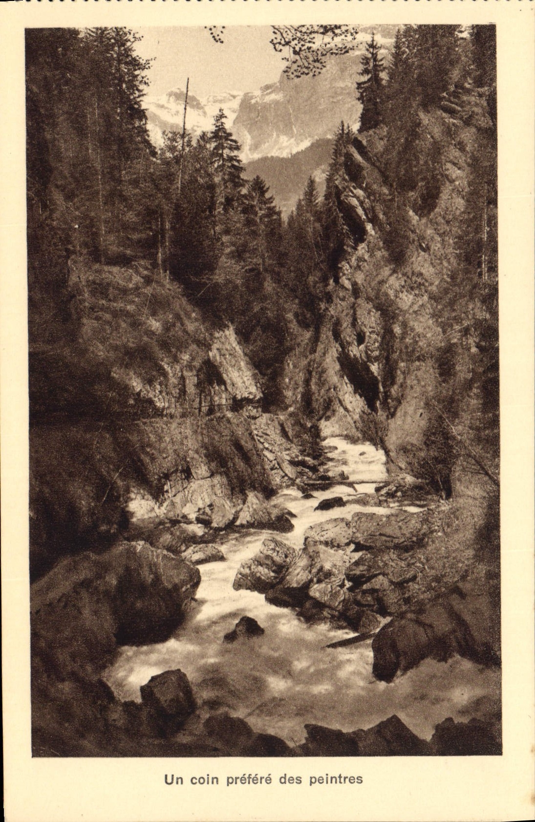 CPA Un Coin Prefere des Peintres Gorges de la Diosaz