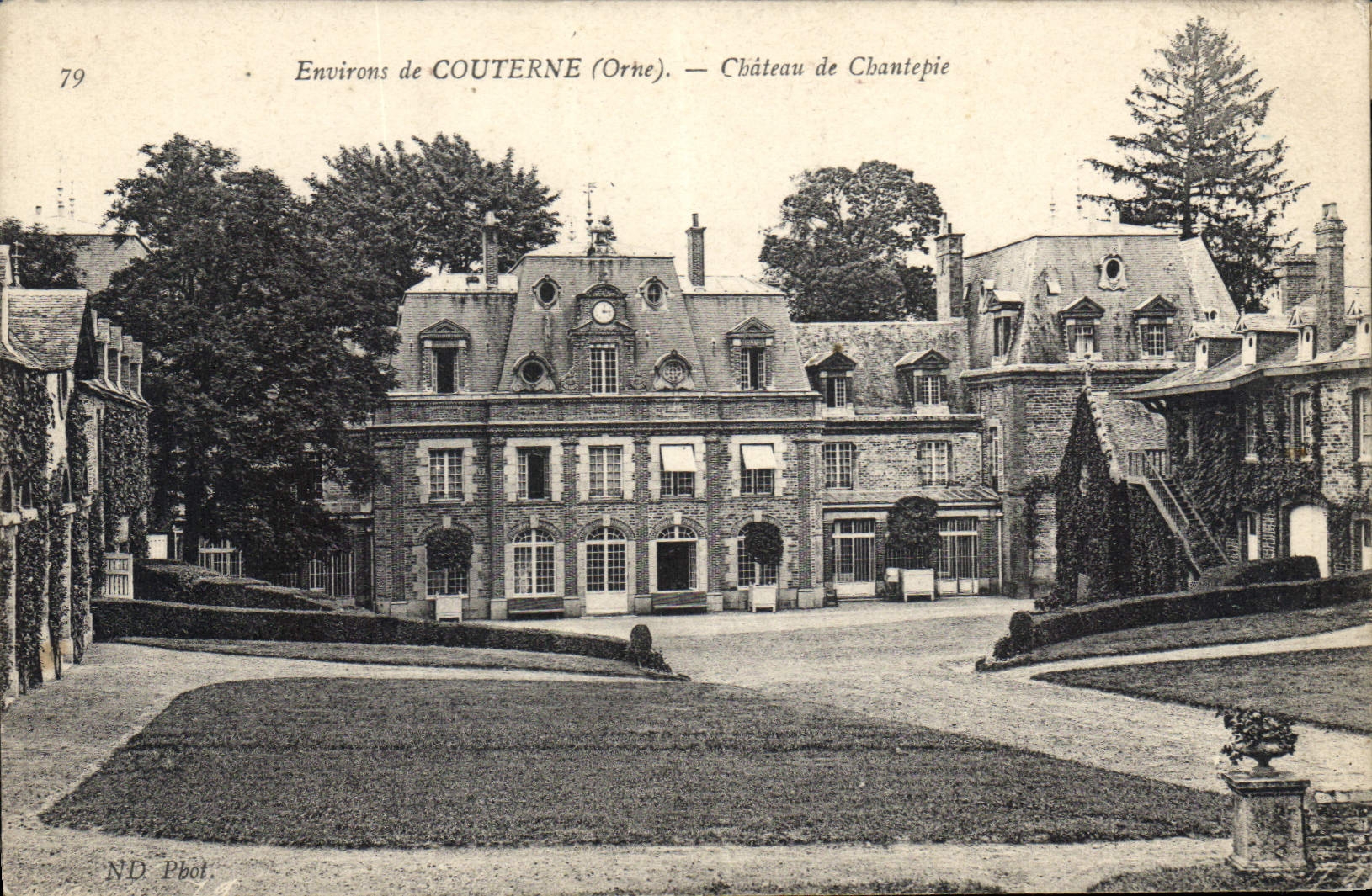 CPA Environs de Couterne Orne Chateau de Chantepie