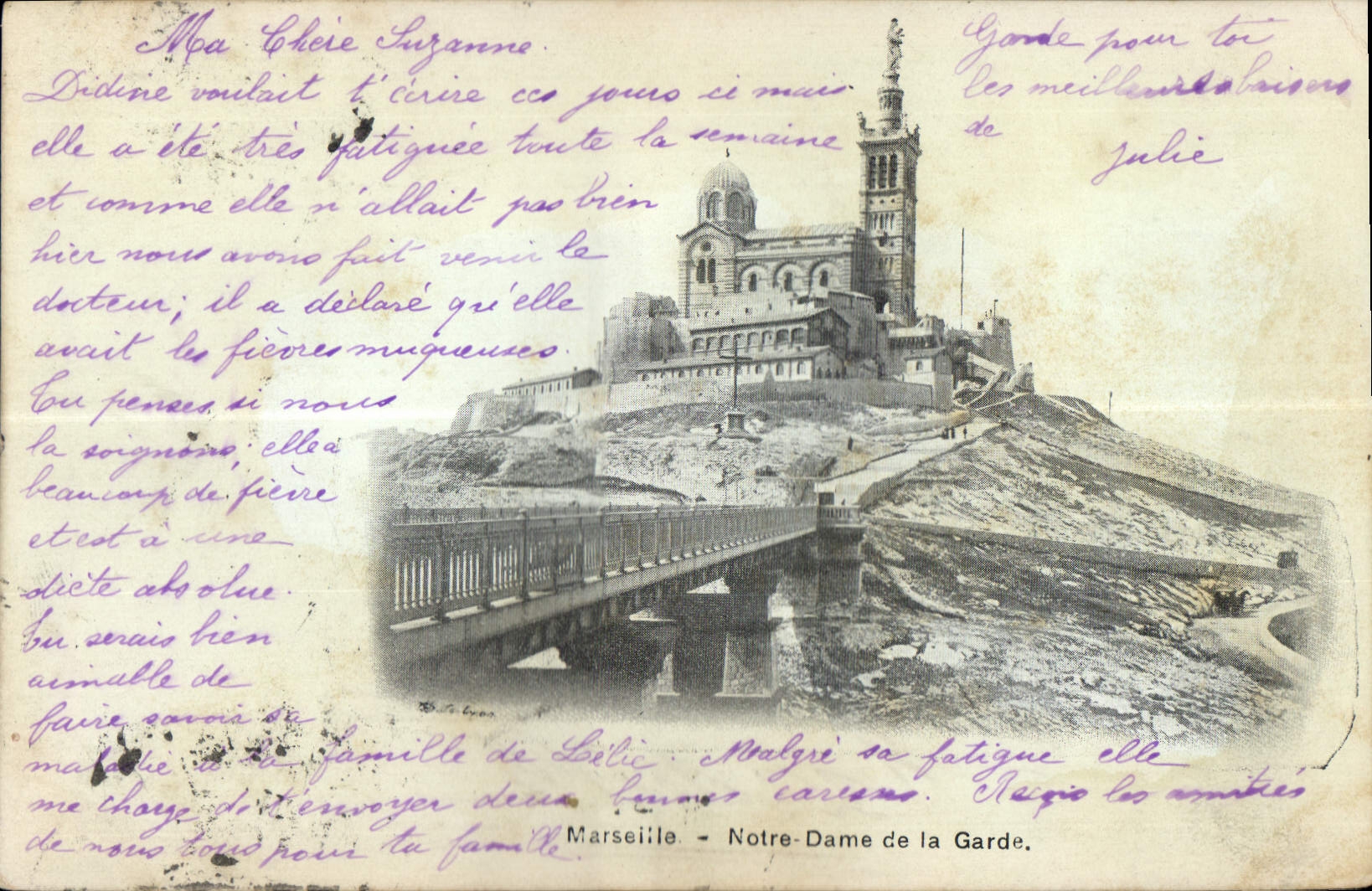 CPA Marseille Notre Dame de la Garde 