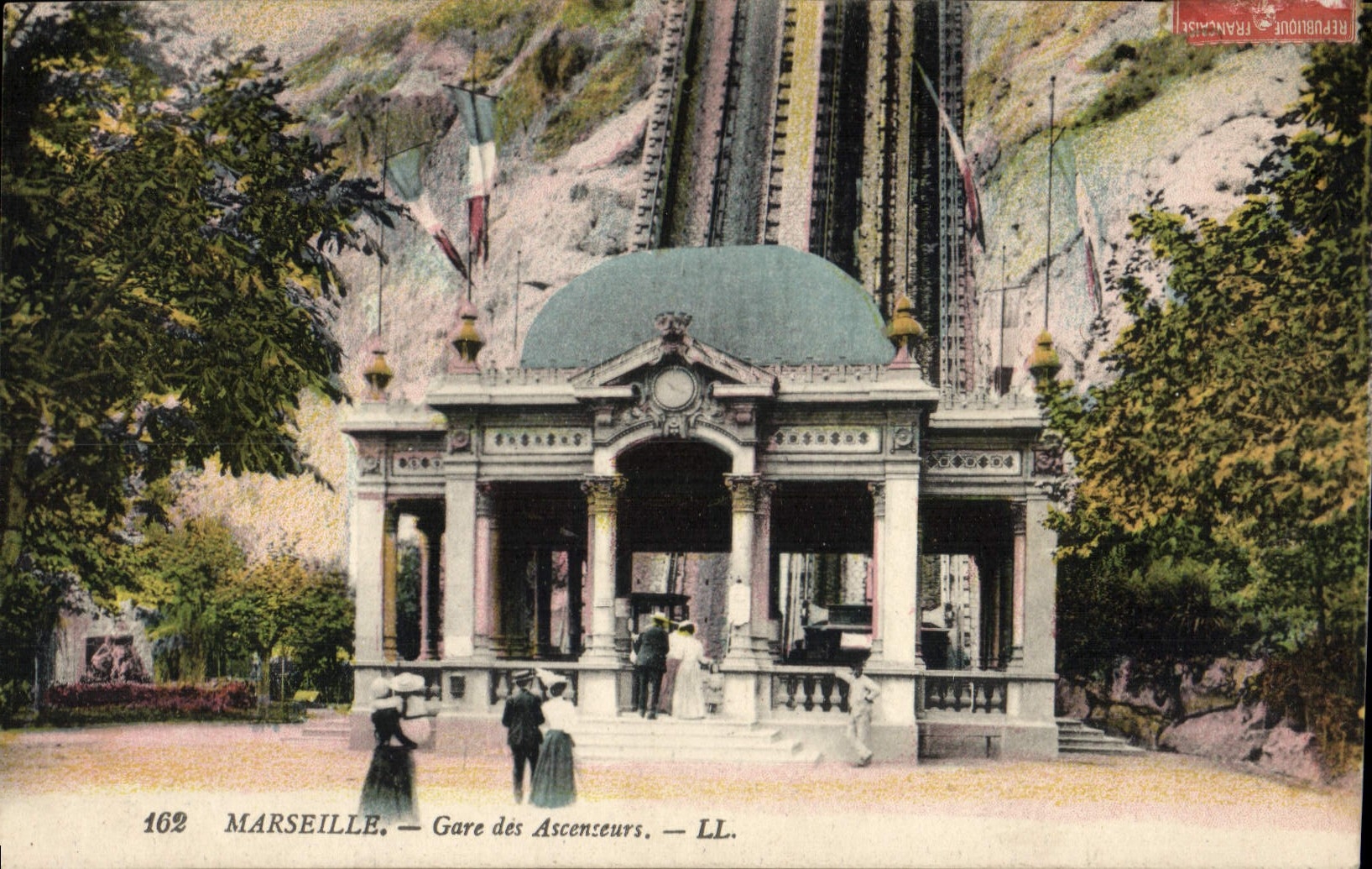 CPA Marseille Gare des Ascenseurs 