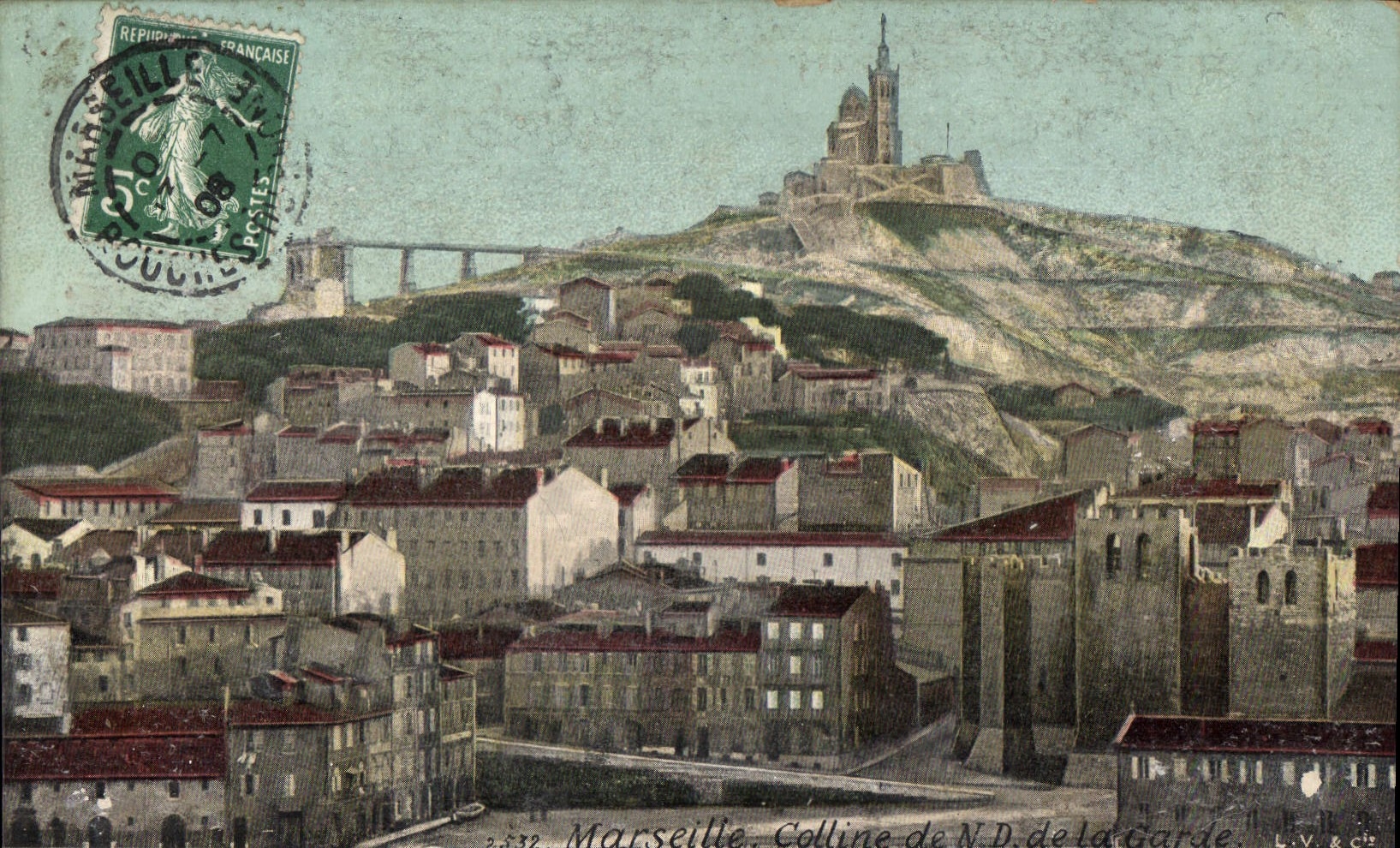 CPA Marseille Colline de N D de la Garde 