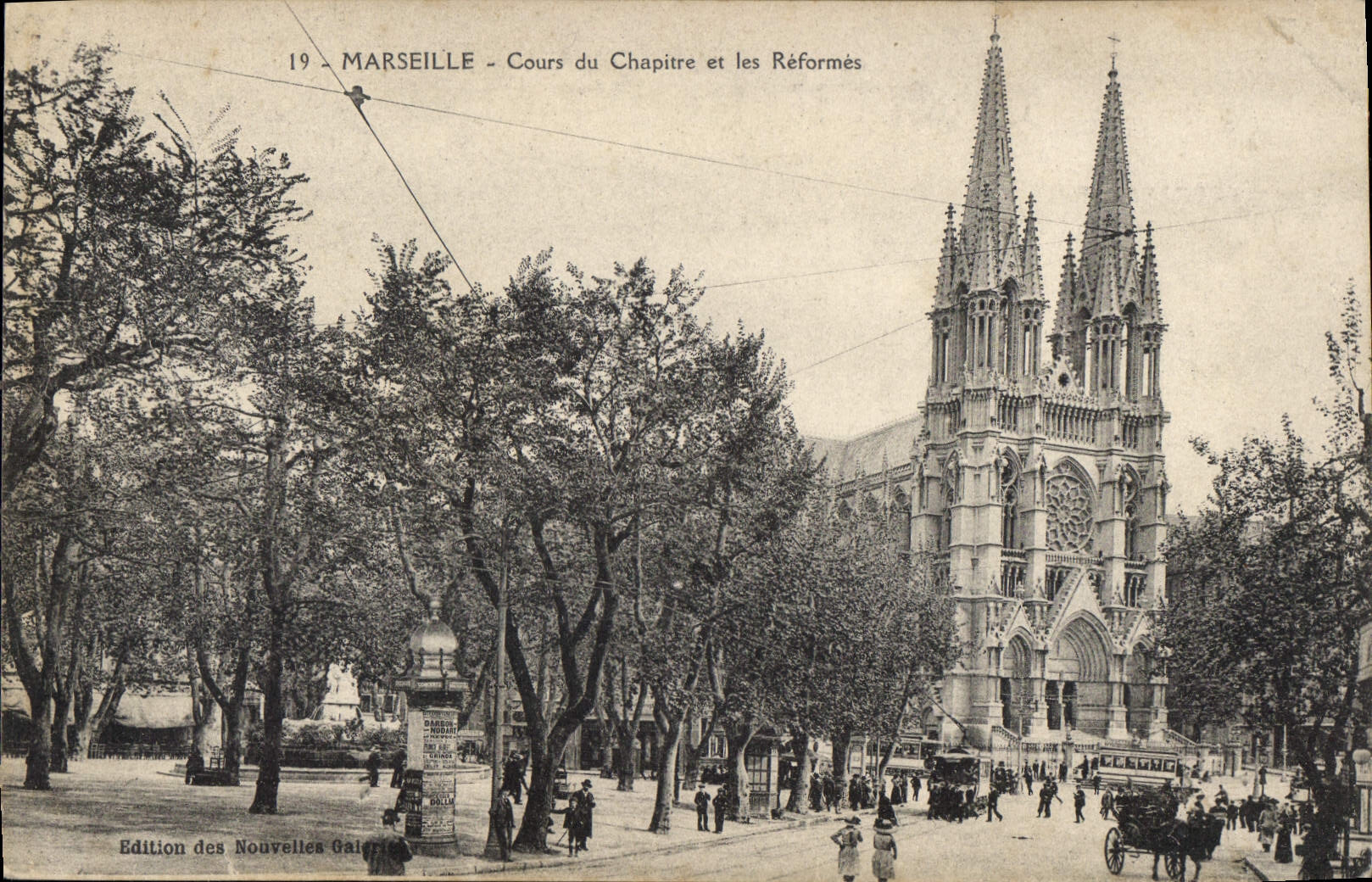 CPA Marseille Cours du Chapitre et les Reformes 