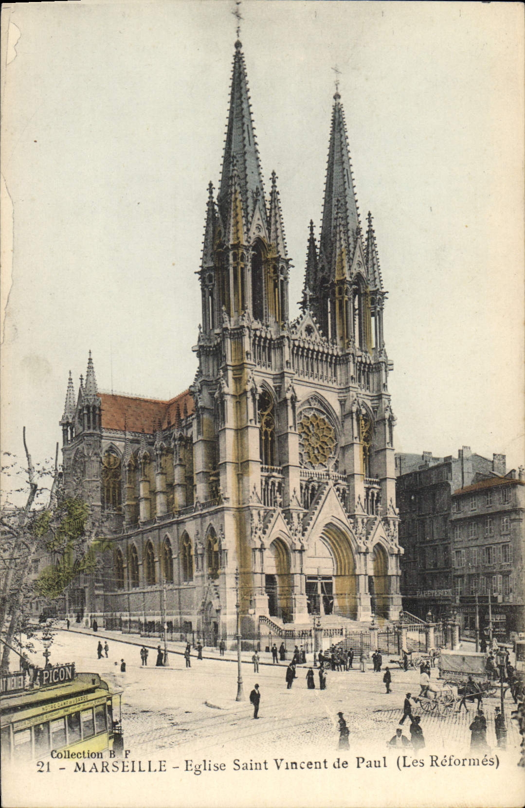 CPA Marseille Eglise Saint Vincent de Paul Les Reformes 