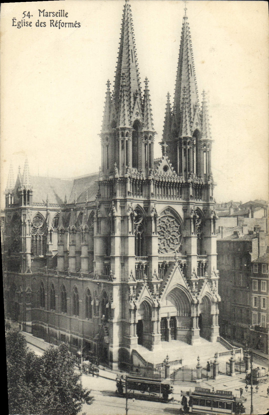 CPA Marseille Eglise des Reformes 