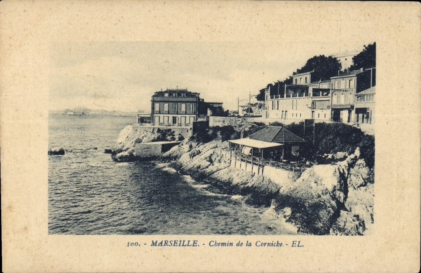 CPA Marseille Chemin de la Corniche 