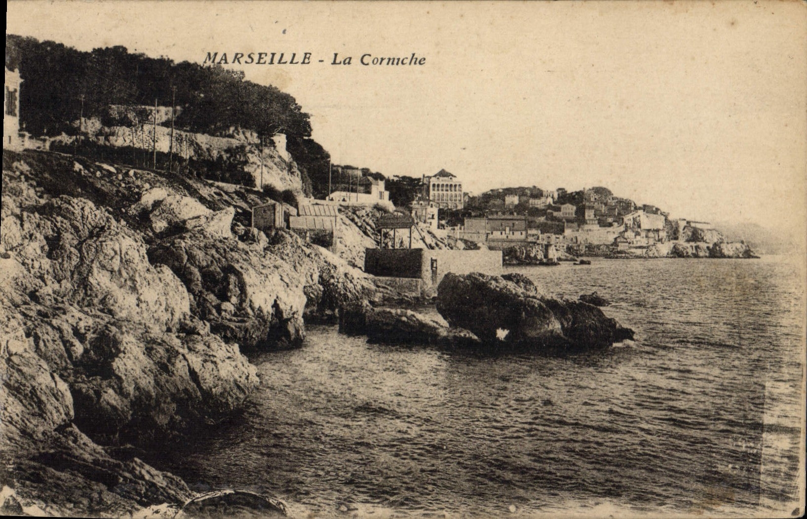 CPA Marseille La Corniche 
