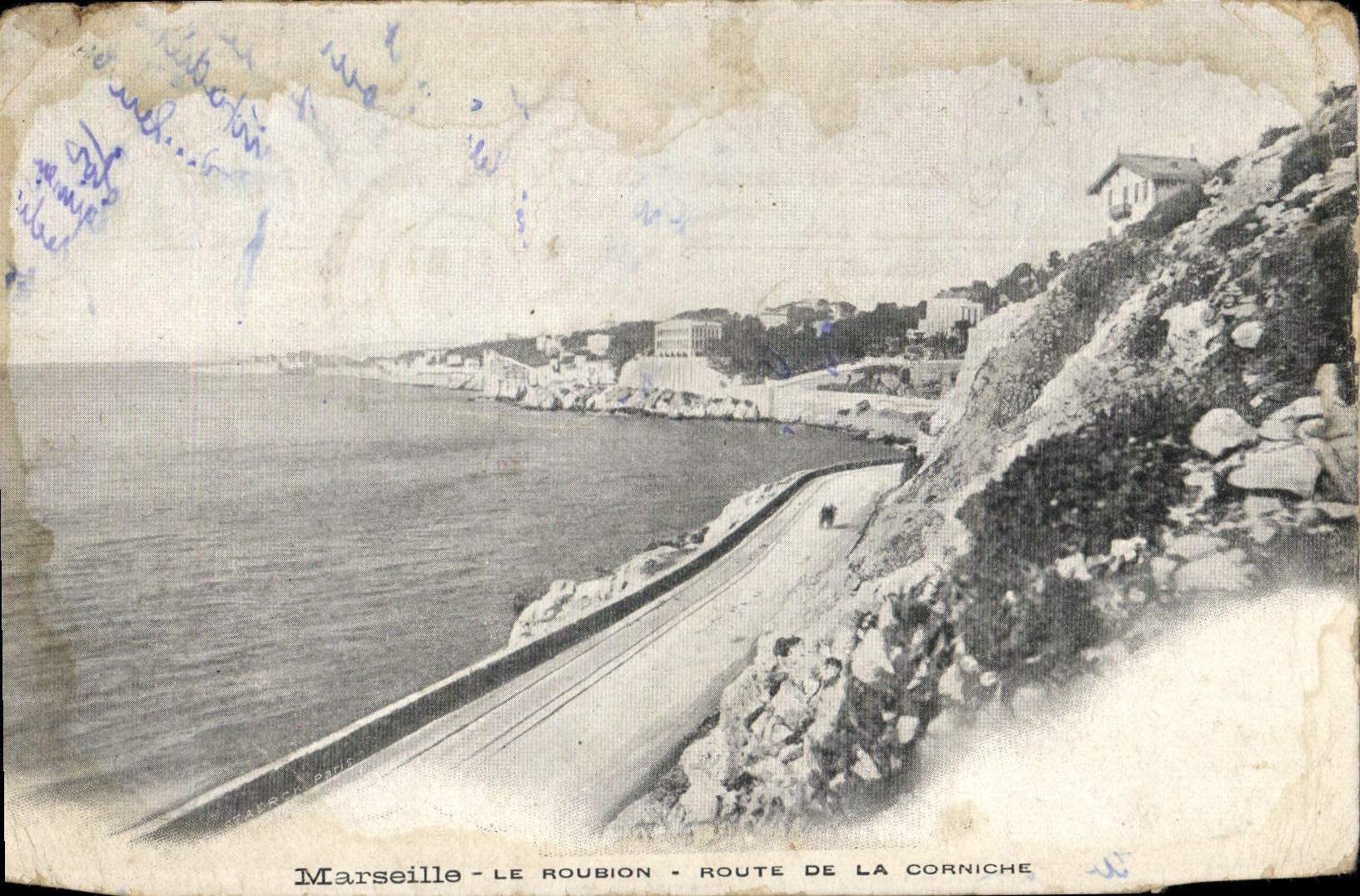 CPA Marseille Le Roubion Route de la Corniche 