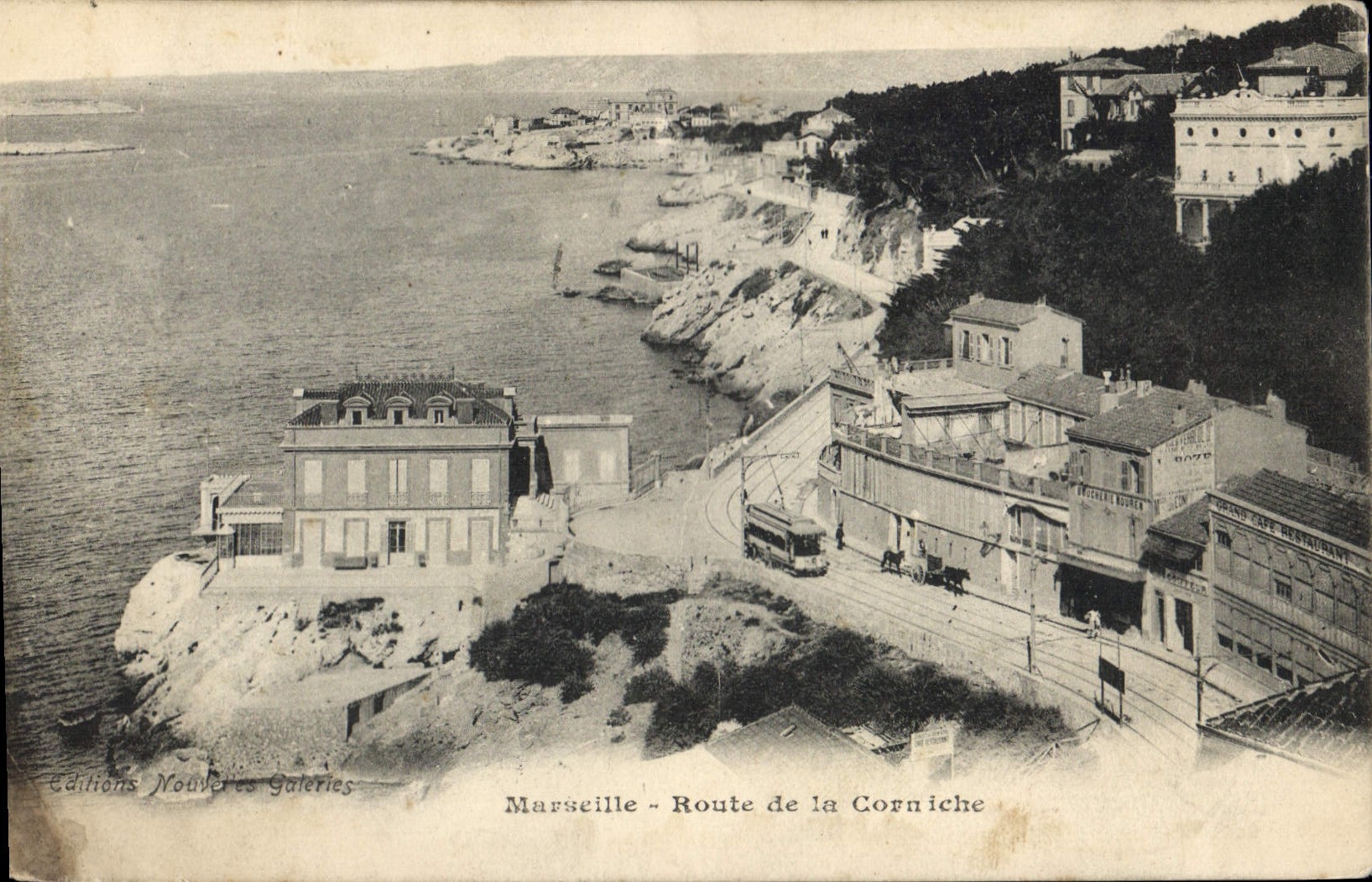 CPA Marseille Route de la Corniche 