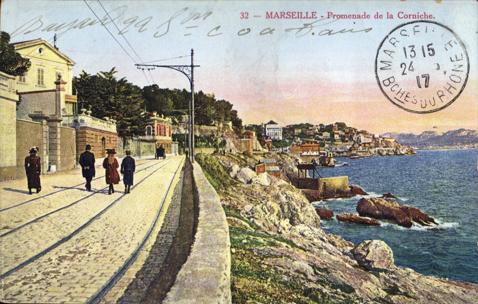 CPA Marseille Promenade de la Corniche 