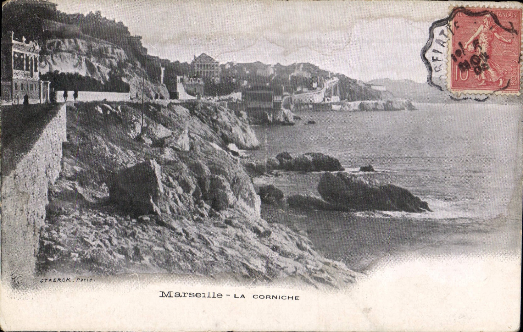 CPA Marseille La Corniche 
