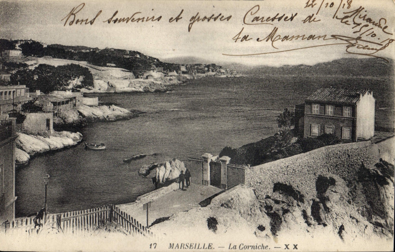 CPA Marseille La Corniche 