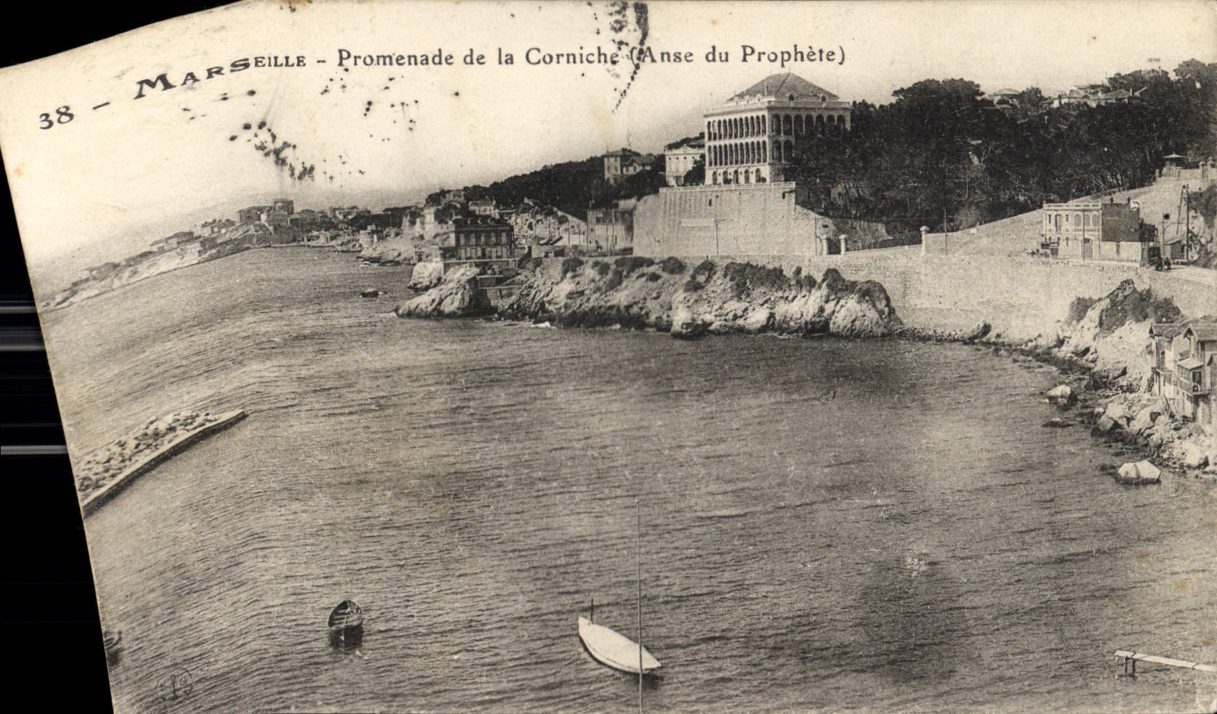 CPA Marseille Promenade de la Corniche Anse du Prophete 