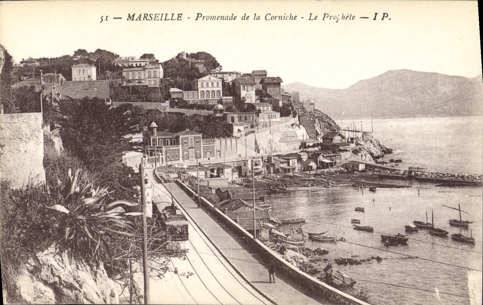 CPA Marseille Promenade de la Corniche Le Prophete 