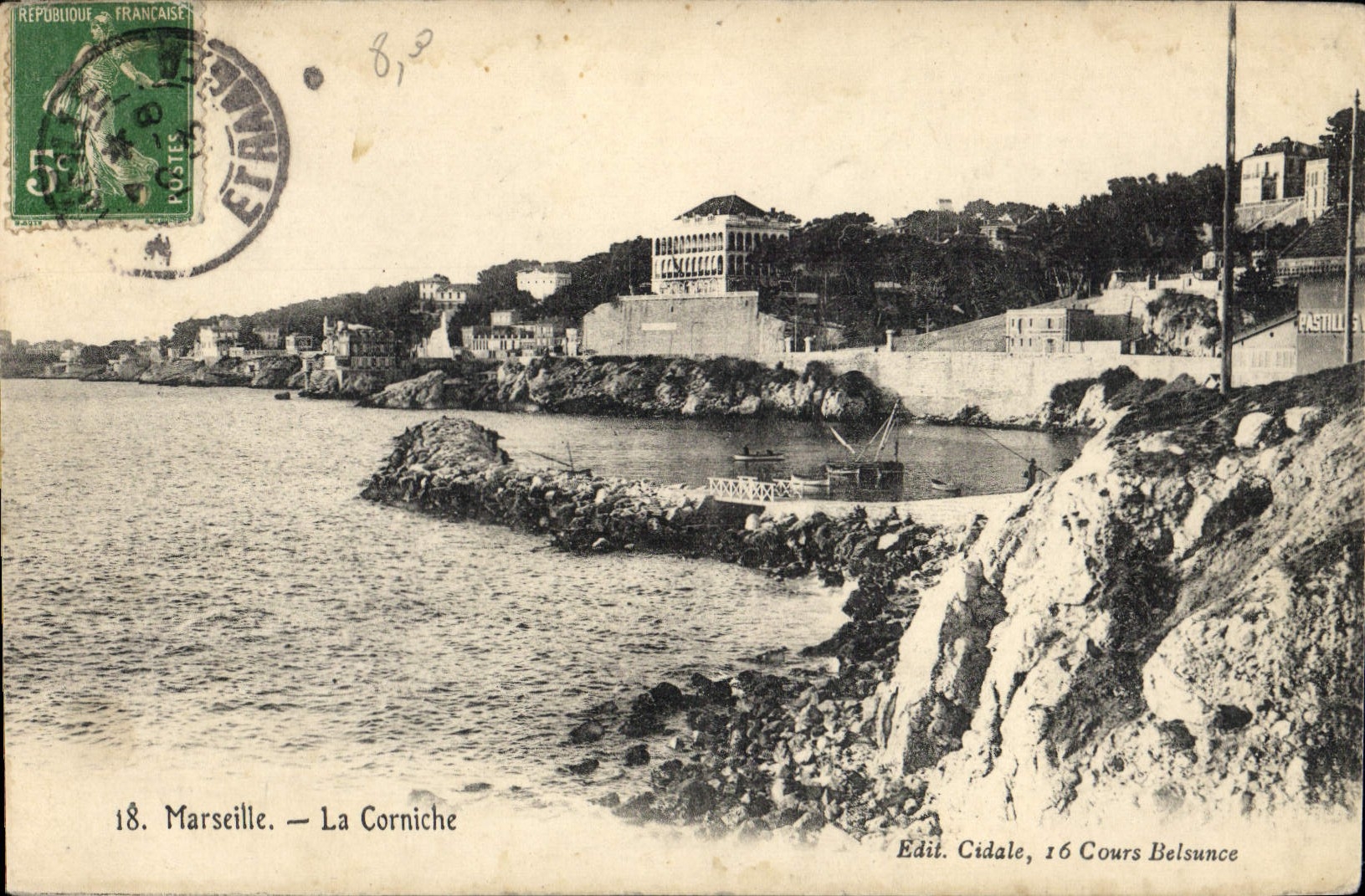 CPA Marseille La Corniche 