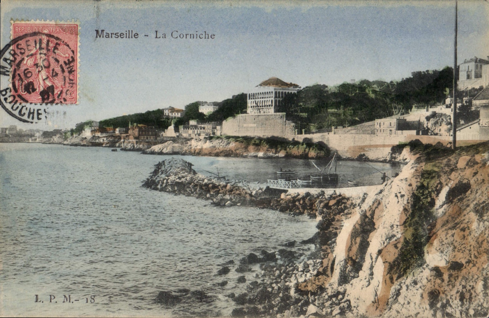CPA Marseille La Corniche 