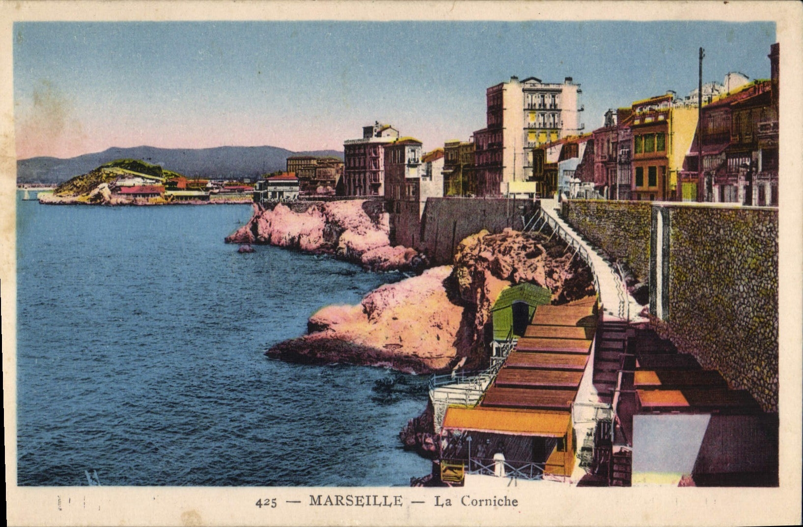 CPA Marseille La Corniche 