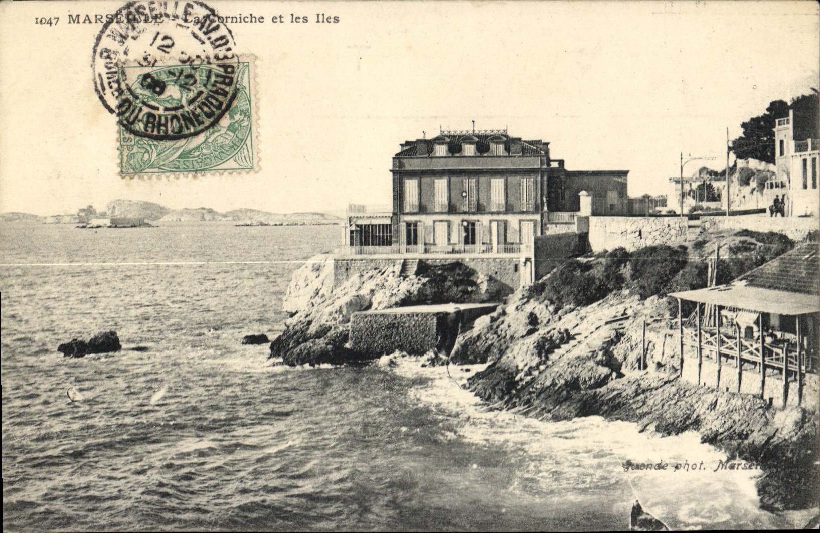 CPA Marseille La Corniche et les Iles