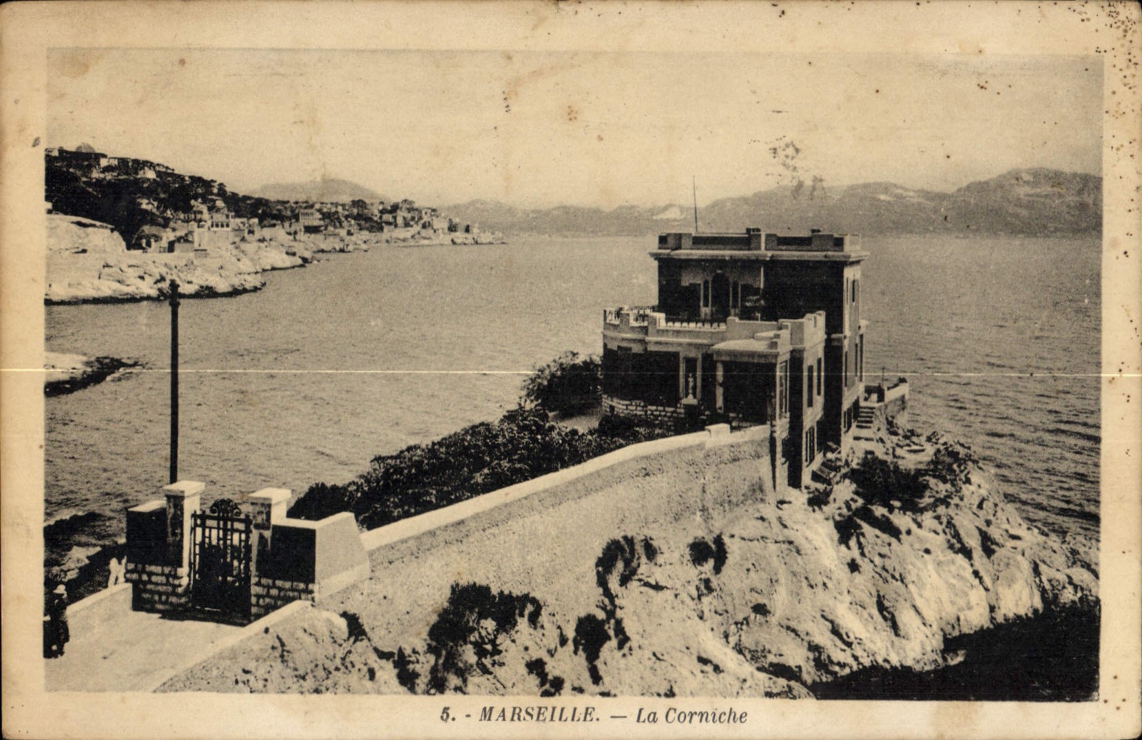 CPA Marseille La Corniche 