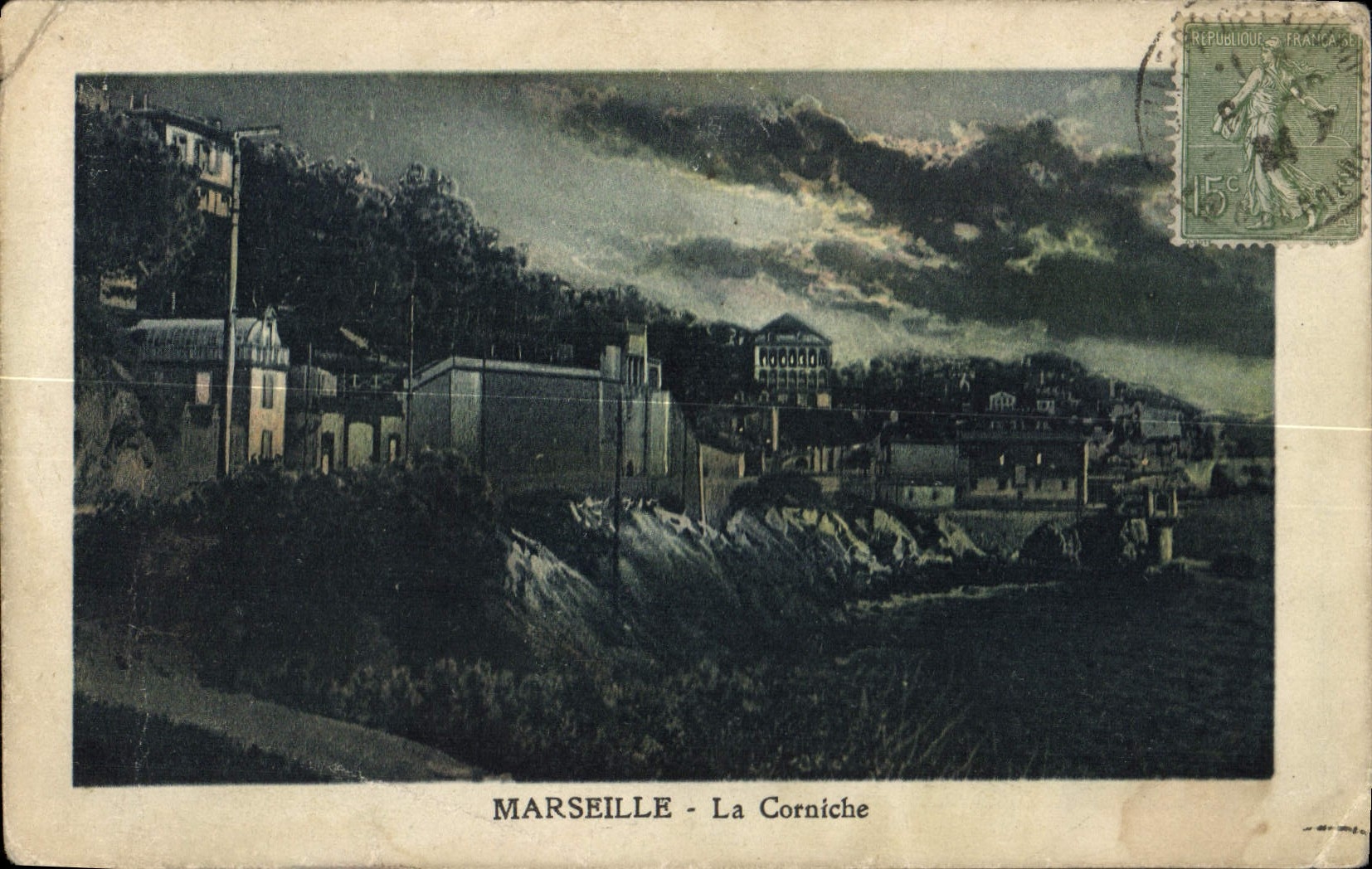 CPA Marseille La Corniche 