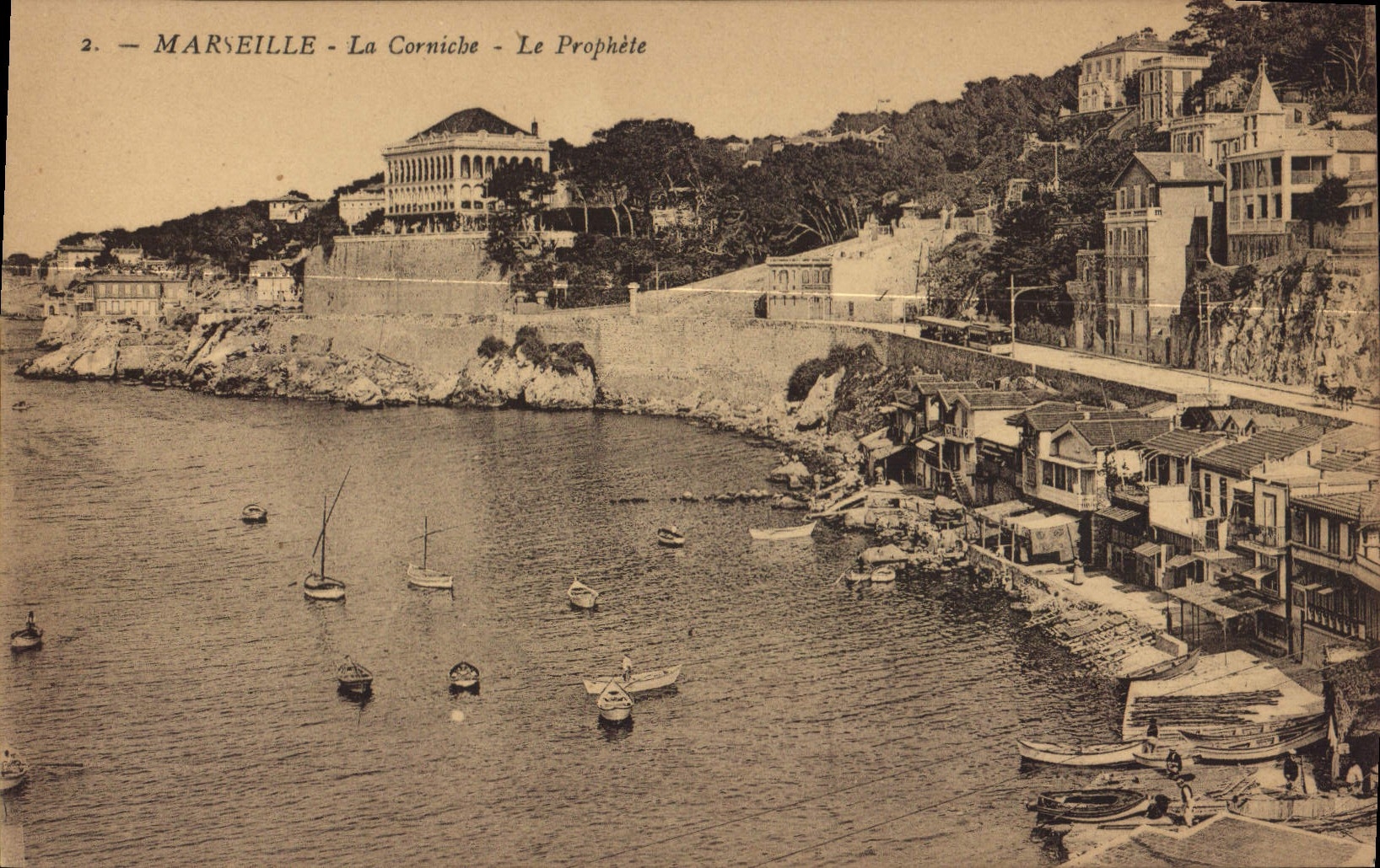 CPA Marseille La Corniche Le Prophete 