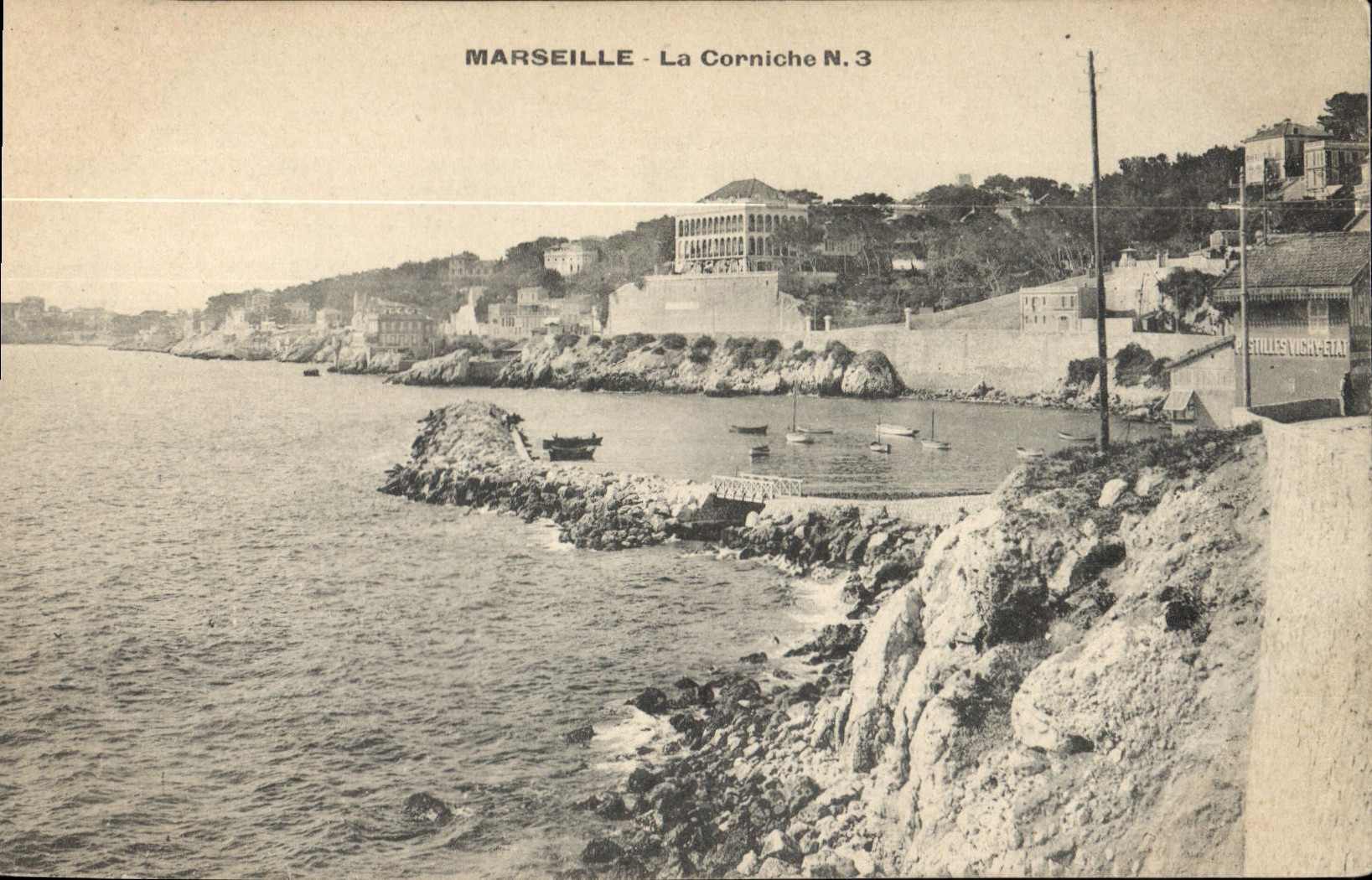 CPA Marseille La Corniche 