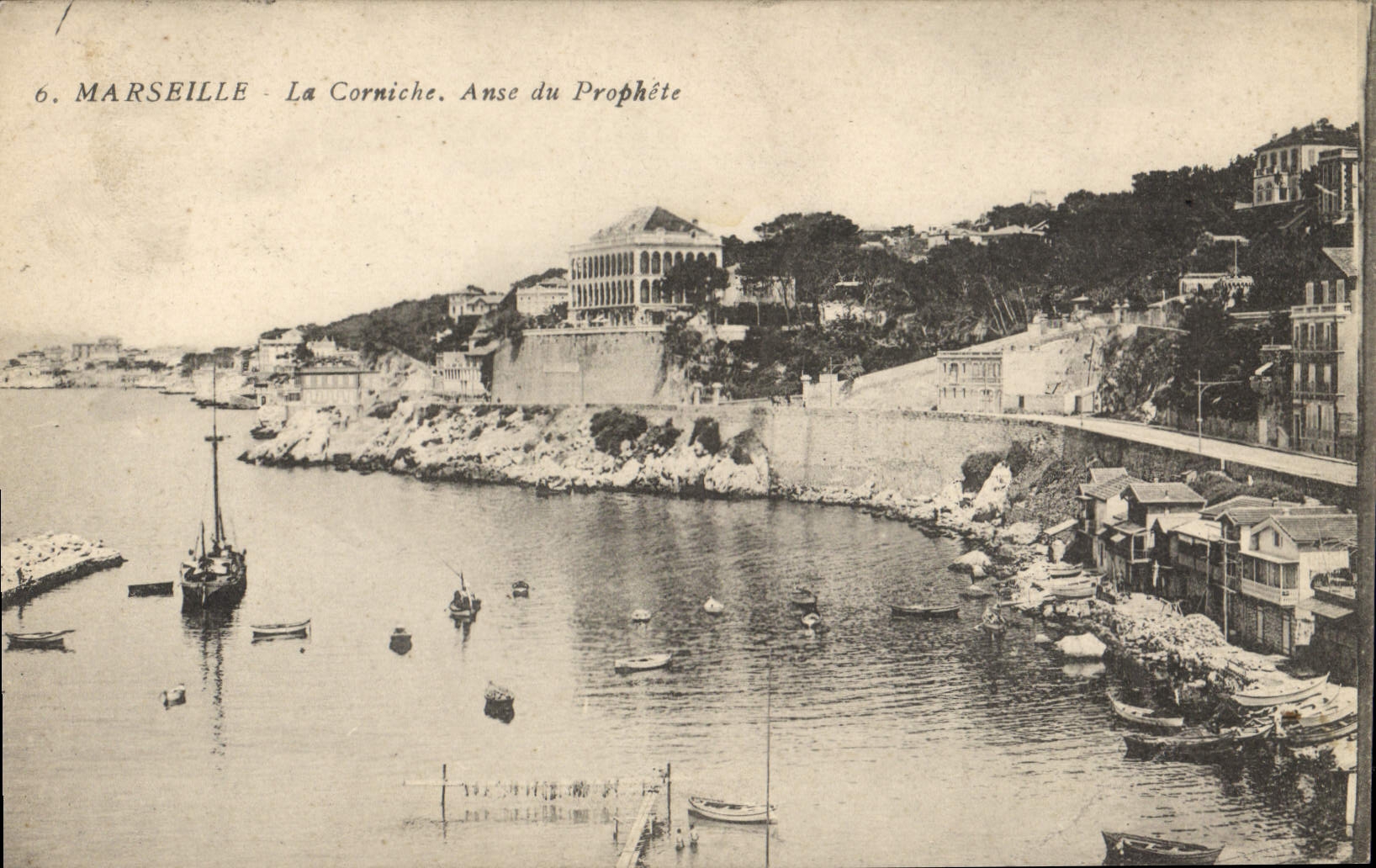 CPA Marseille La Corniche Anse du Prophete 