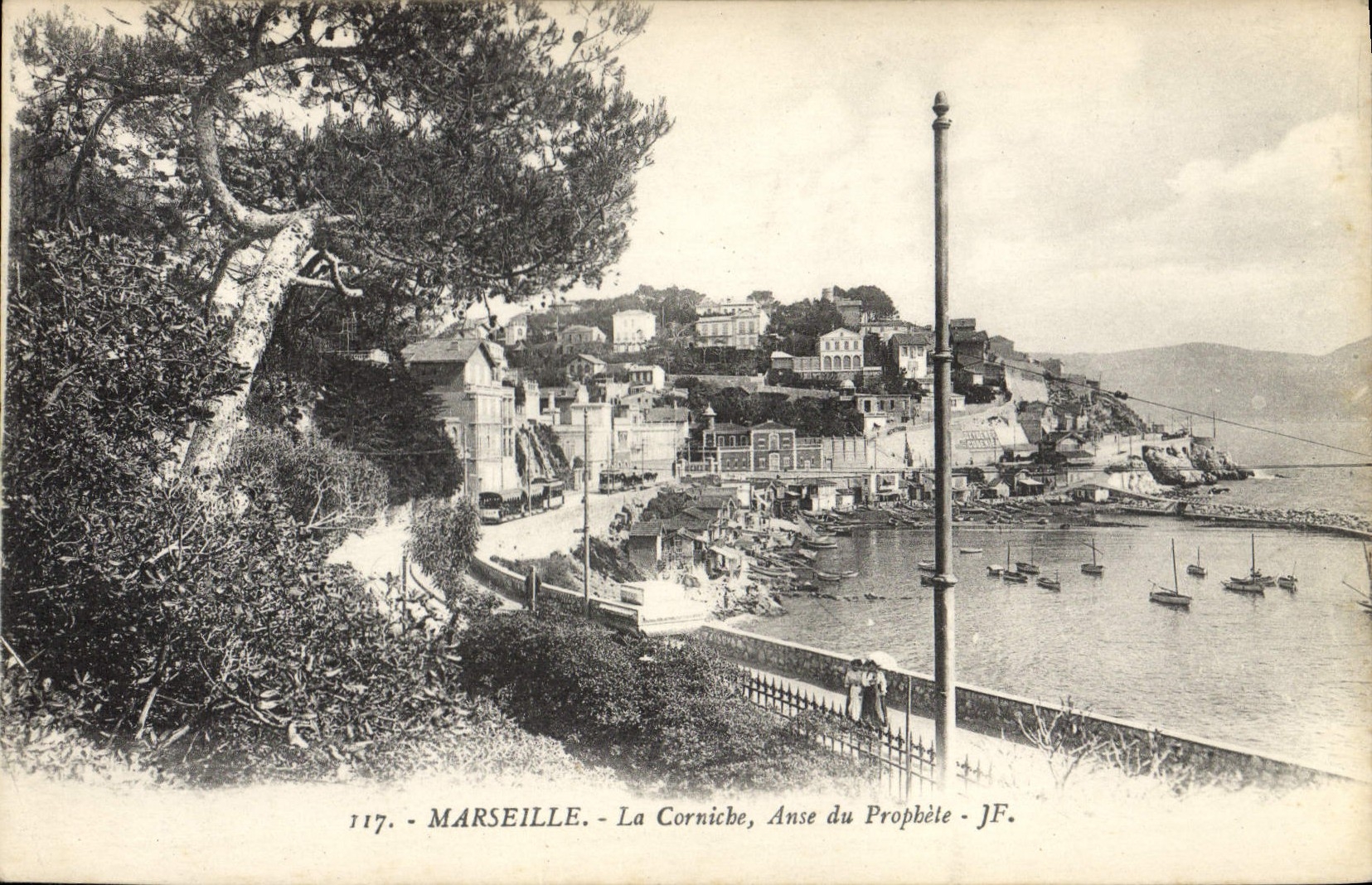 CPA Marseille La Corniche Anse du Prophete 