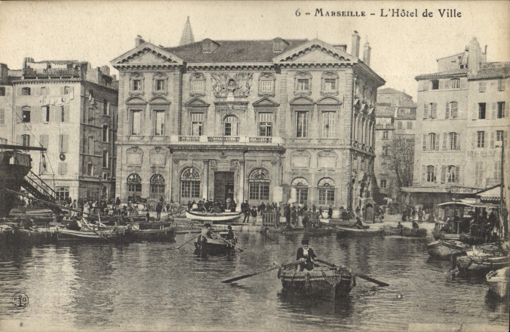CPA Marseille l'Hotel de Ville 