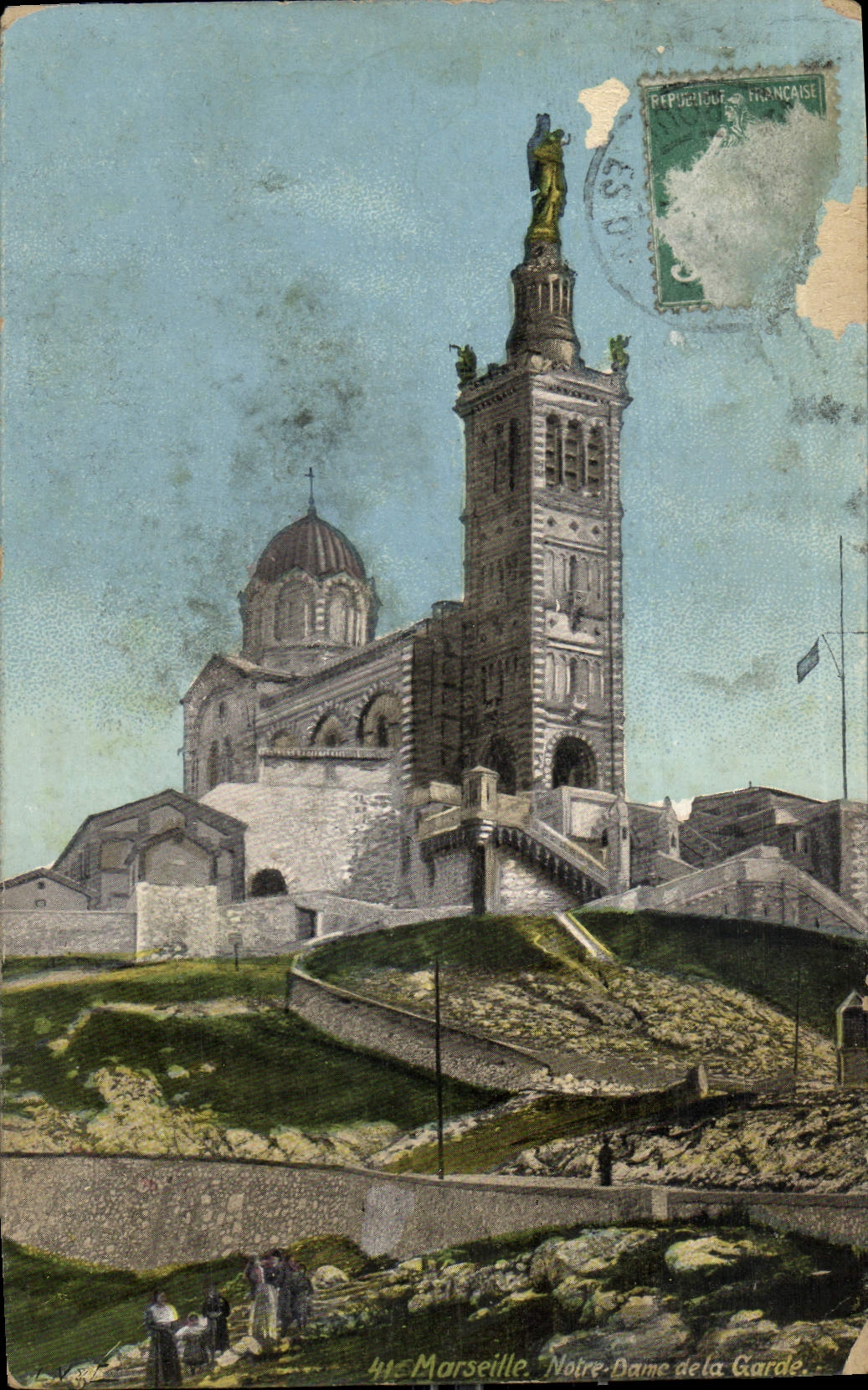 CPA Marseille Notre Dame de la Garde 