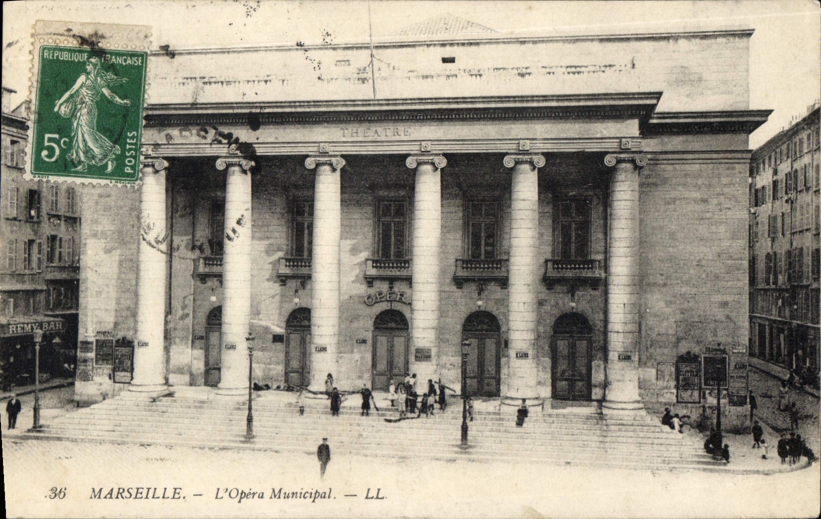CPA Marseille L'Opera Municipal 