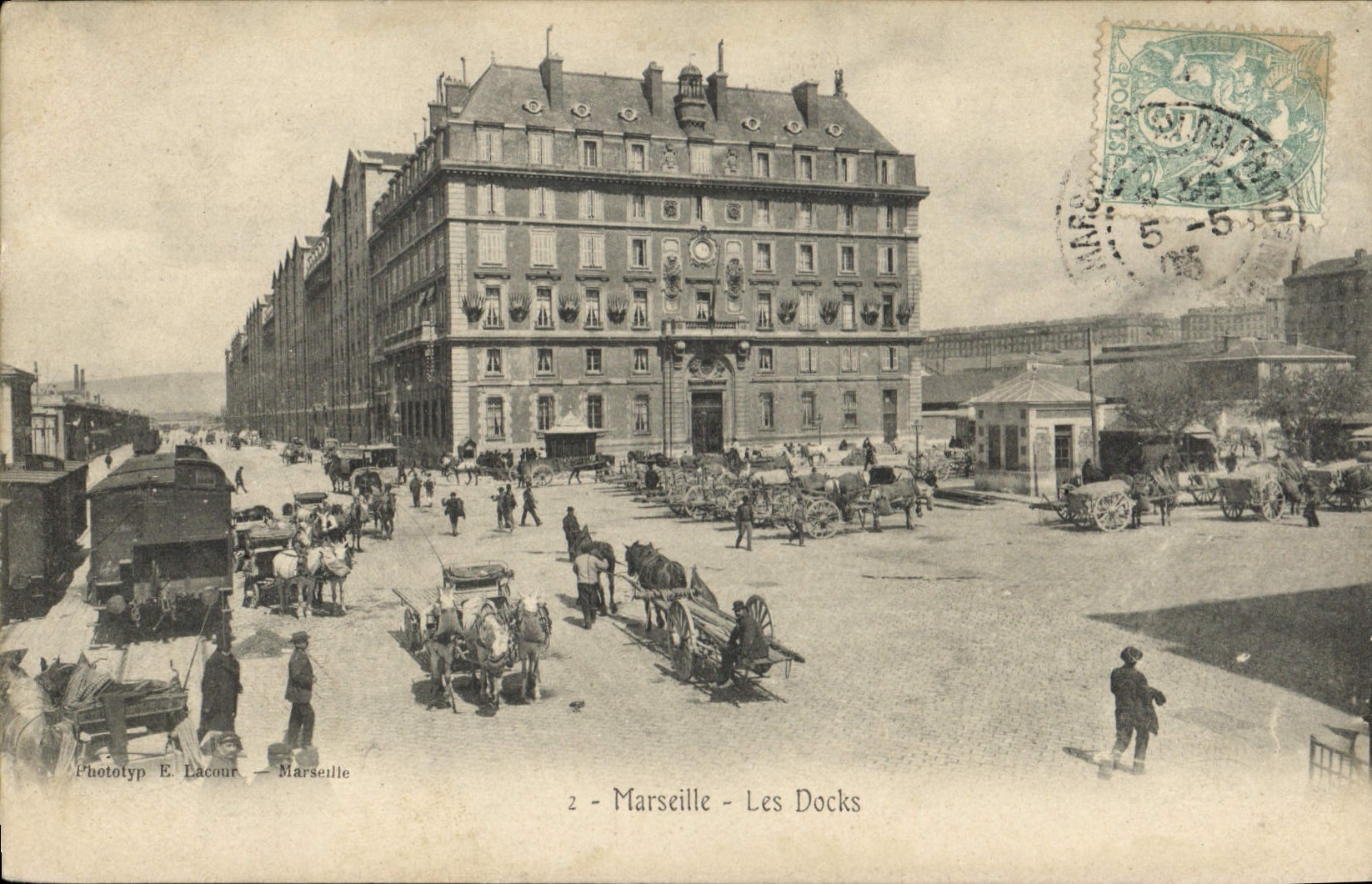 CPA Marseille Les Docks 
