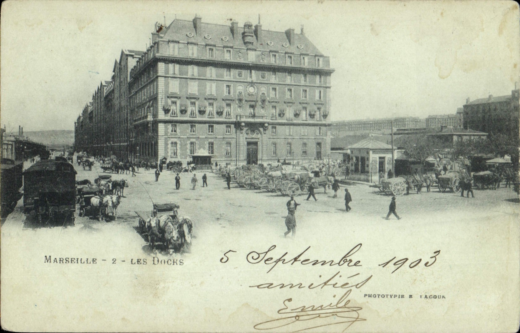 CPA Marseille Les Docks 