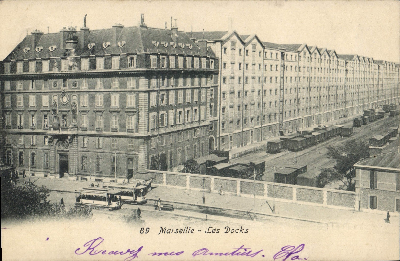 CPA Marseille Les Docks 