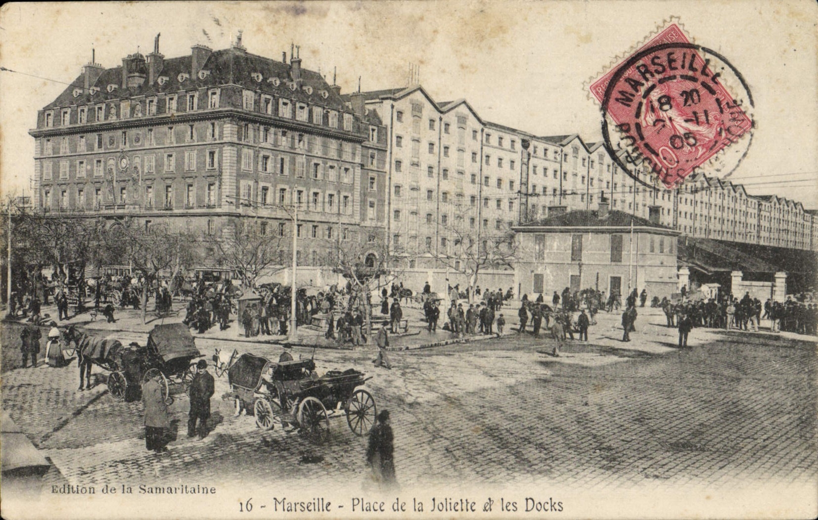 CPA Marseille Place de la Joliette et les Docks